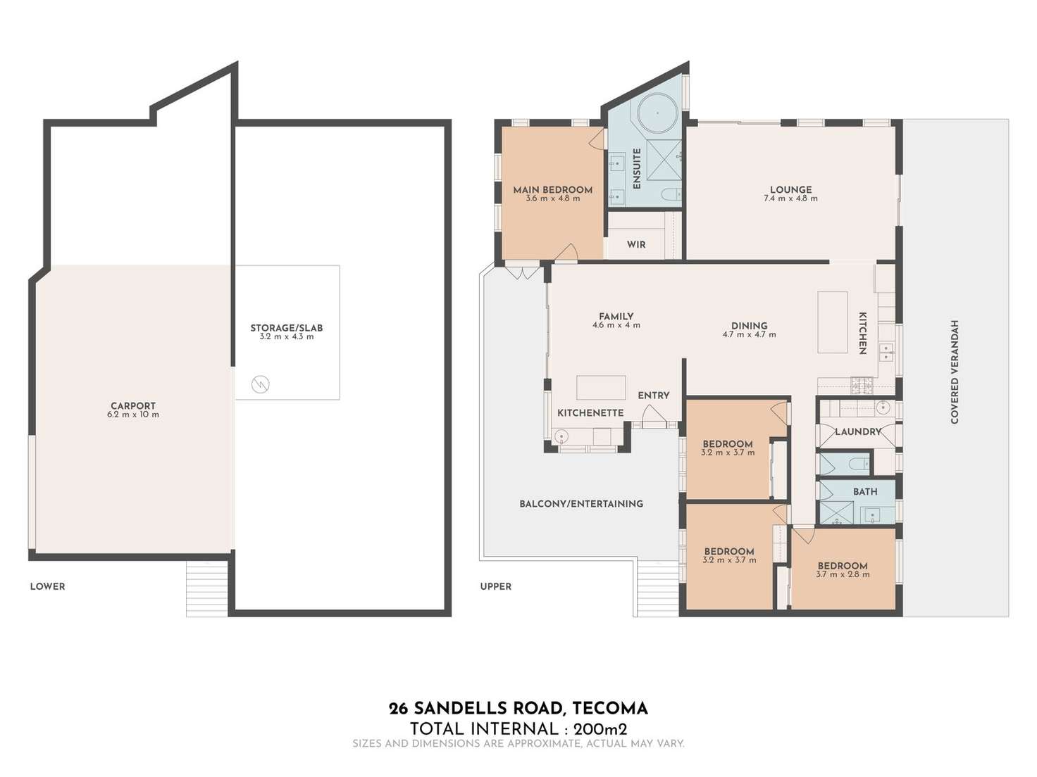 Floorplan of Homely house listing, 26 Sandells Road, Tecoma VIC 3160