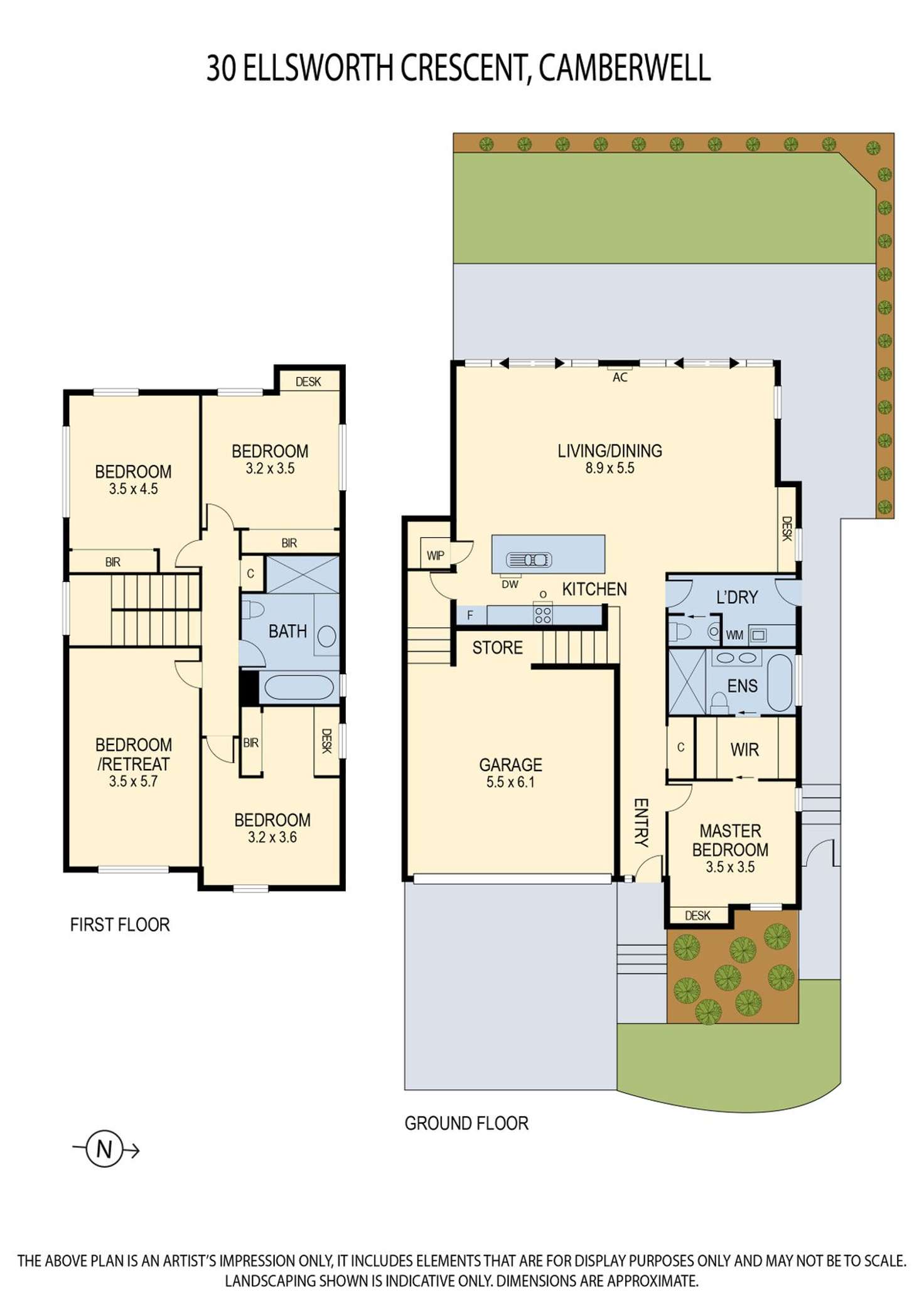 Floorplan of Homely house listing, 30 Ellsworth Crescent, Camberwell VIC 3124