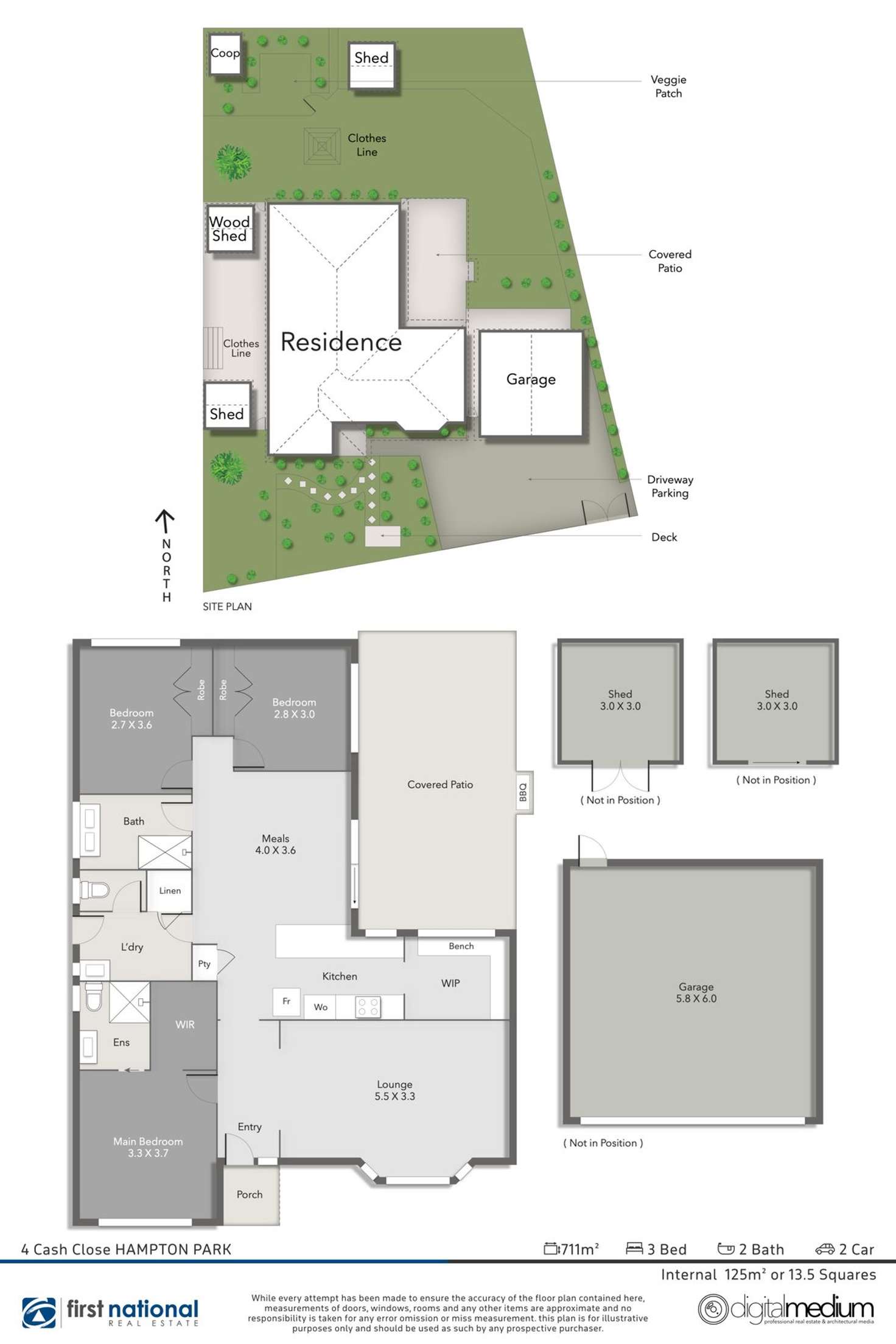 Floorplan of Homely house listing, 4 Cash Close, Hampton Park VIC 3976