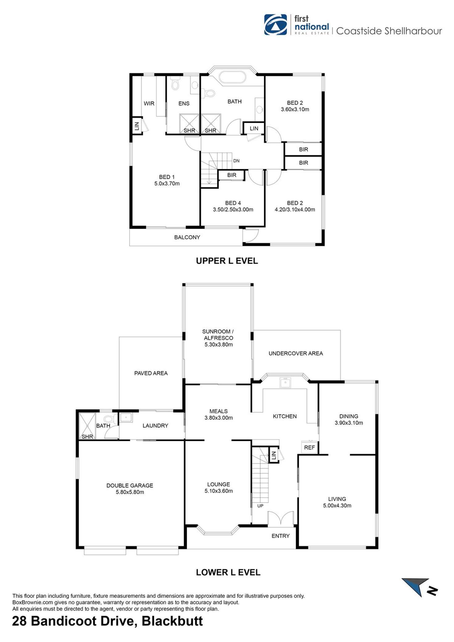 Floorplan of Homely house listing, 28 Bandicoot Drive, Blackbutt NSW 2529