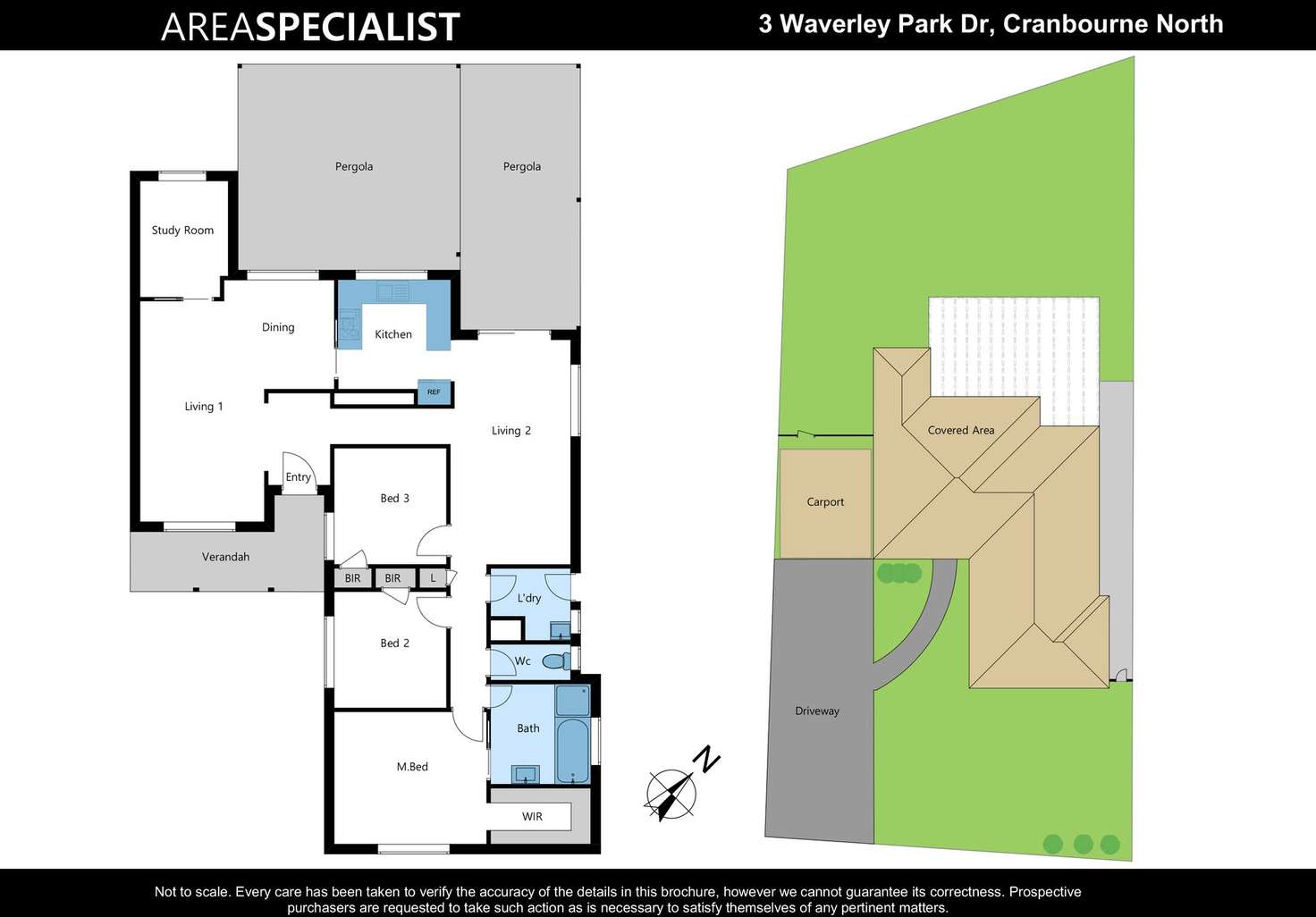 Floorplan of Homely house listing, 3 Waverley park drive, Cranbourne North VIC 3977