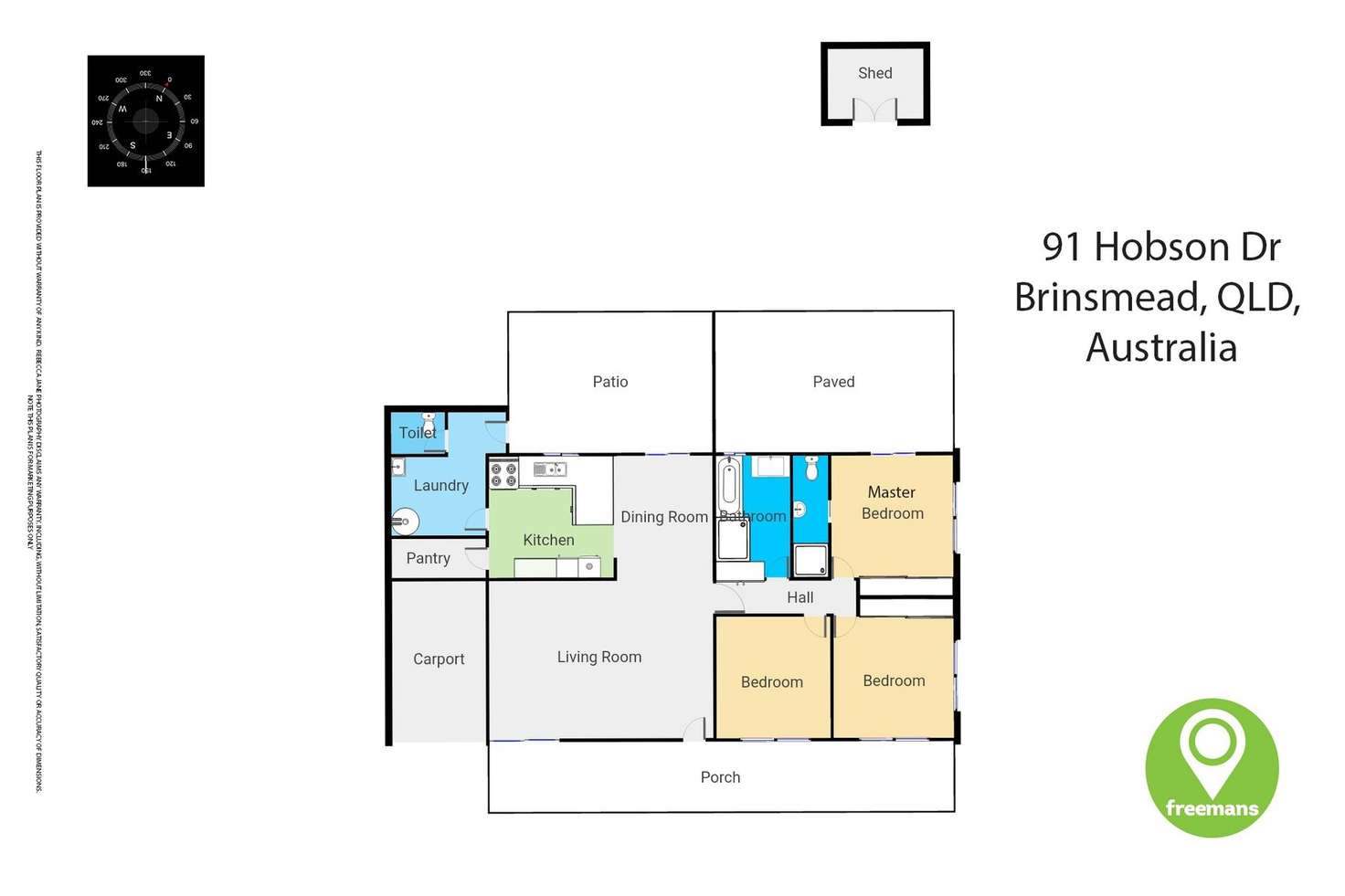 Floorplan of Homely house listing, 91 Hobson Drive, Brinsmead QLD 4870