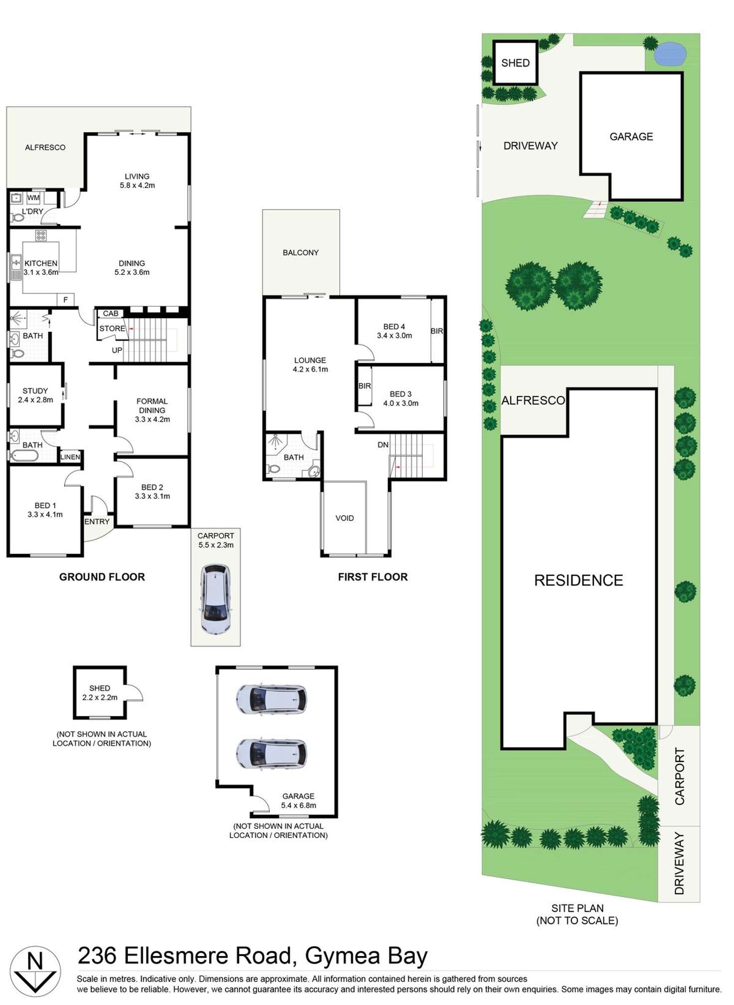 Floorplan of Homely house listing, 236 Ellesmere Road, Gymea Bay NSW 2227