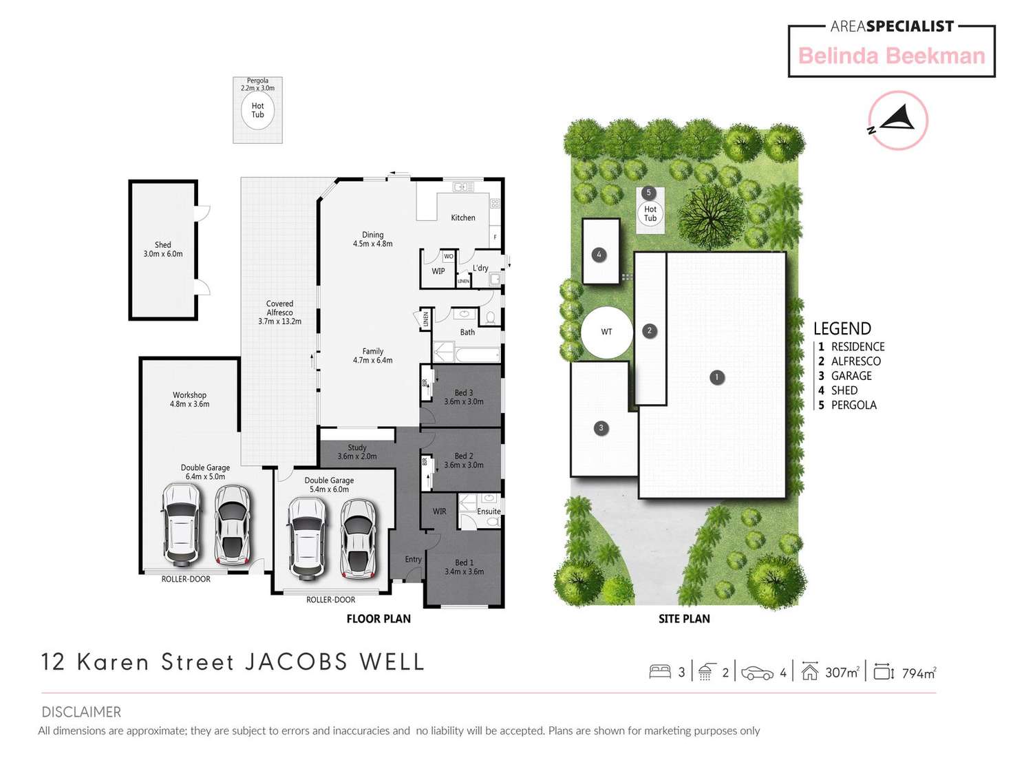 Floorplan of Homely house listing, 12 Karen Street, Jacobs Well QLD 4208