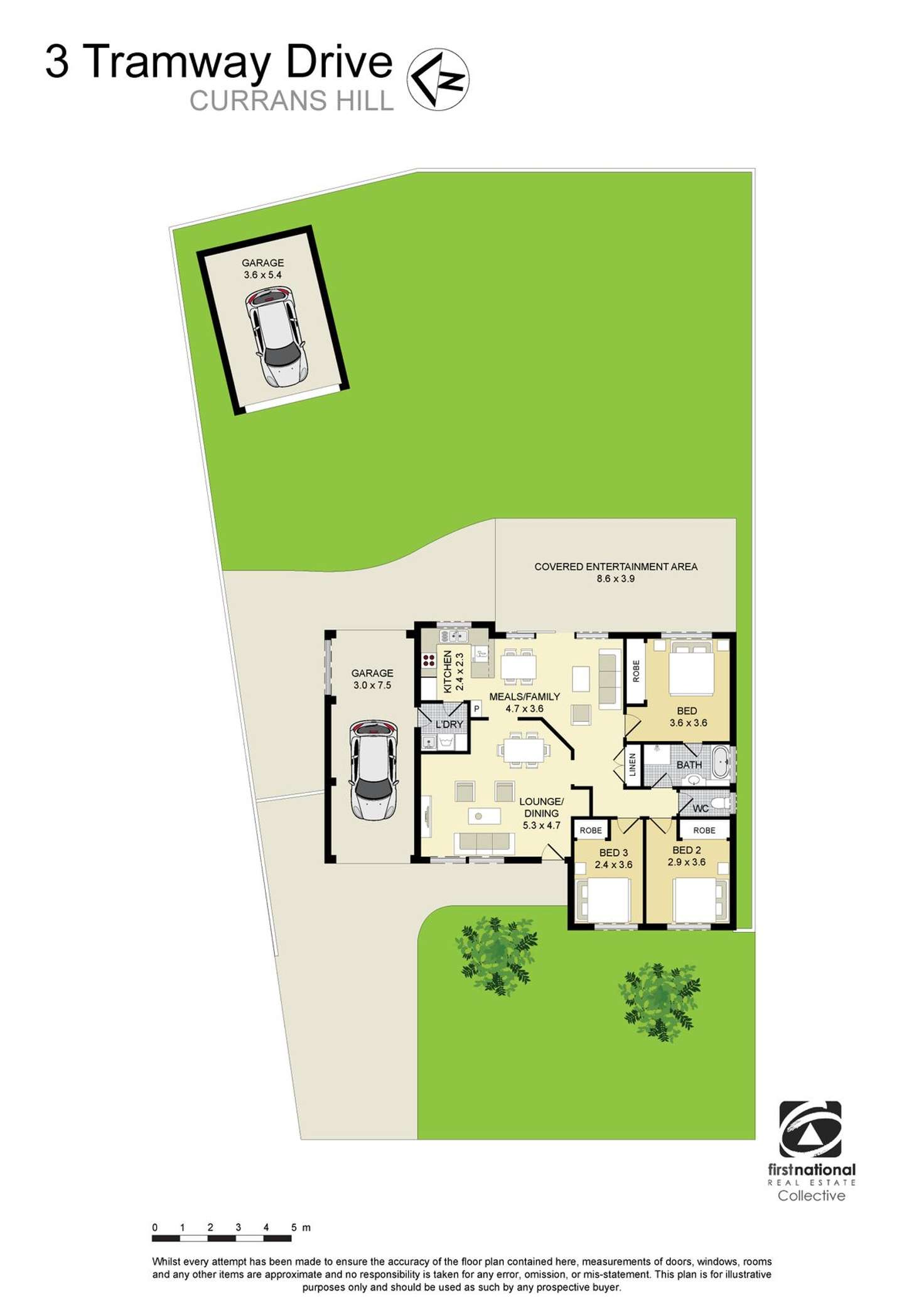 Floorplan of Homely house listing, 3 Tramway Drive, Currans Hill NSW 2567