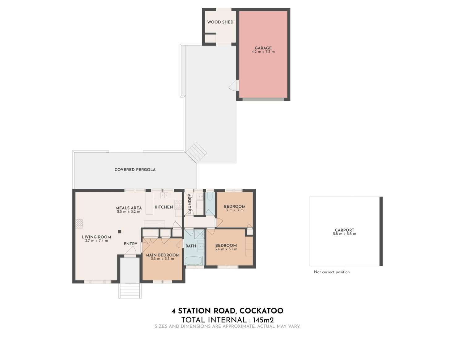 Floorplan of Homely house listing, 4 Station Road, Cockatoo VIC 3781