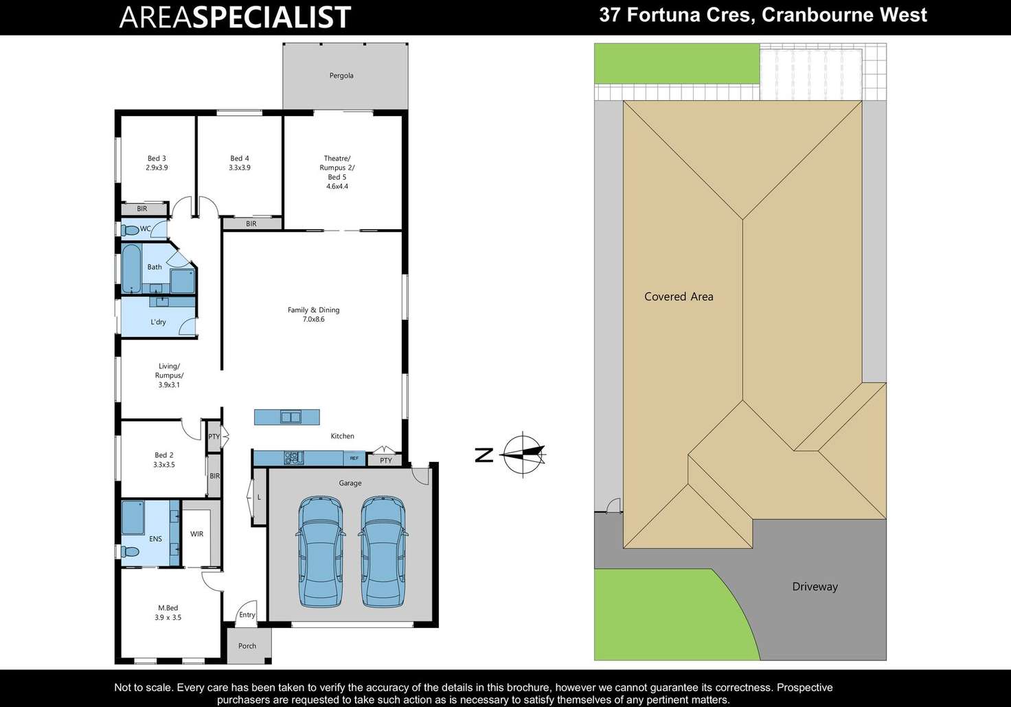 Floorplan of Homely house listing, 37 Fortuna Crescent, Cranbourne West VIC 3977