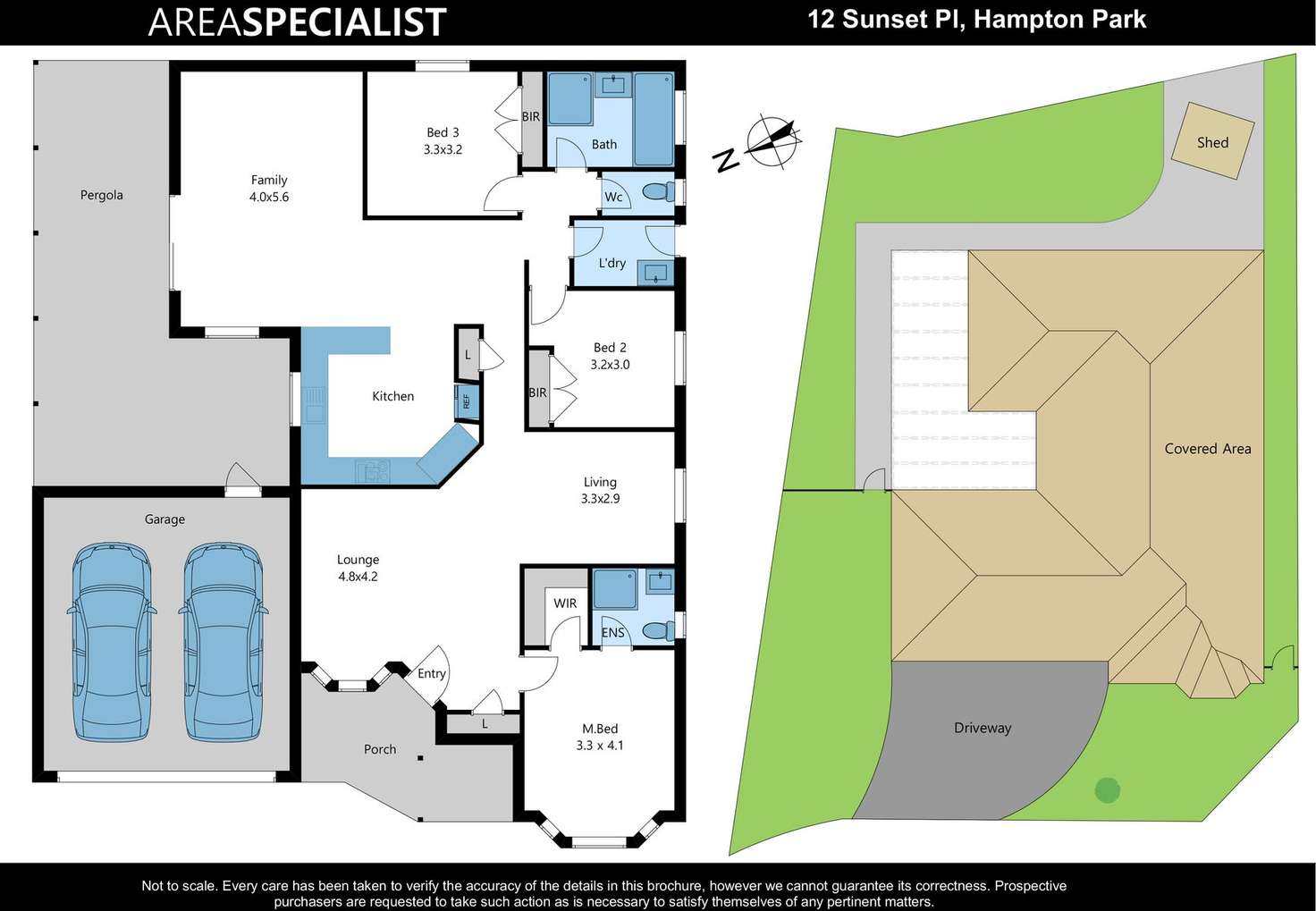 Floorplan of Homely house listing, 12 Sunset Place, Hampton Park VIC 3976