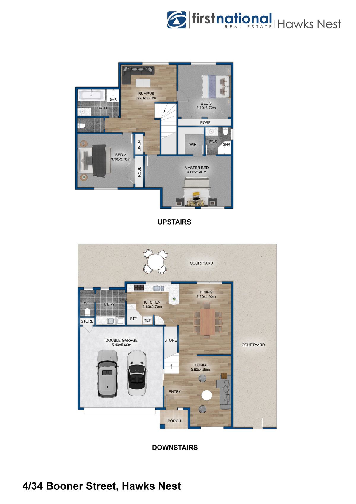 Floorplan of Homely townhouse listing, 4/34 Booner Street, Hawks Nest NSW 2324