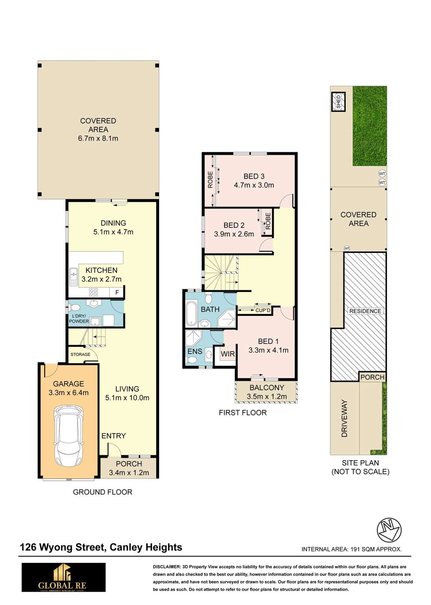Floorplan of Homely semiDetached listing, 126 Wyong St, Canley Heights NSW 2166