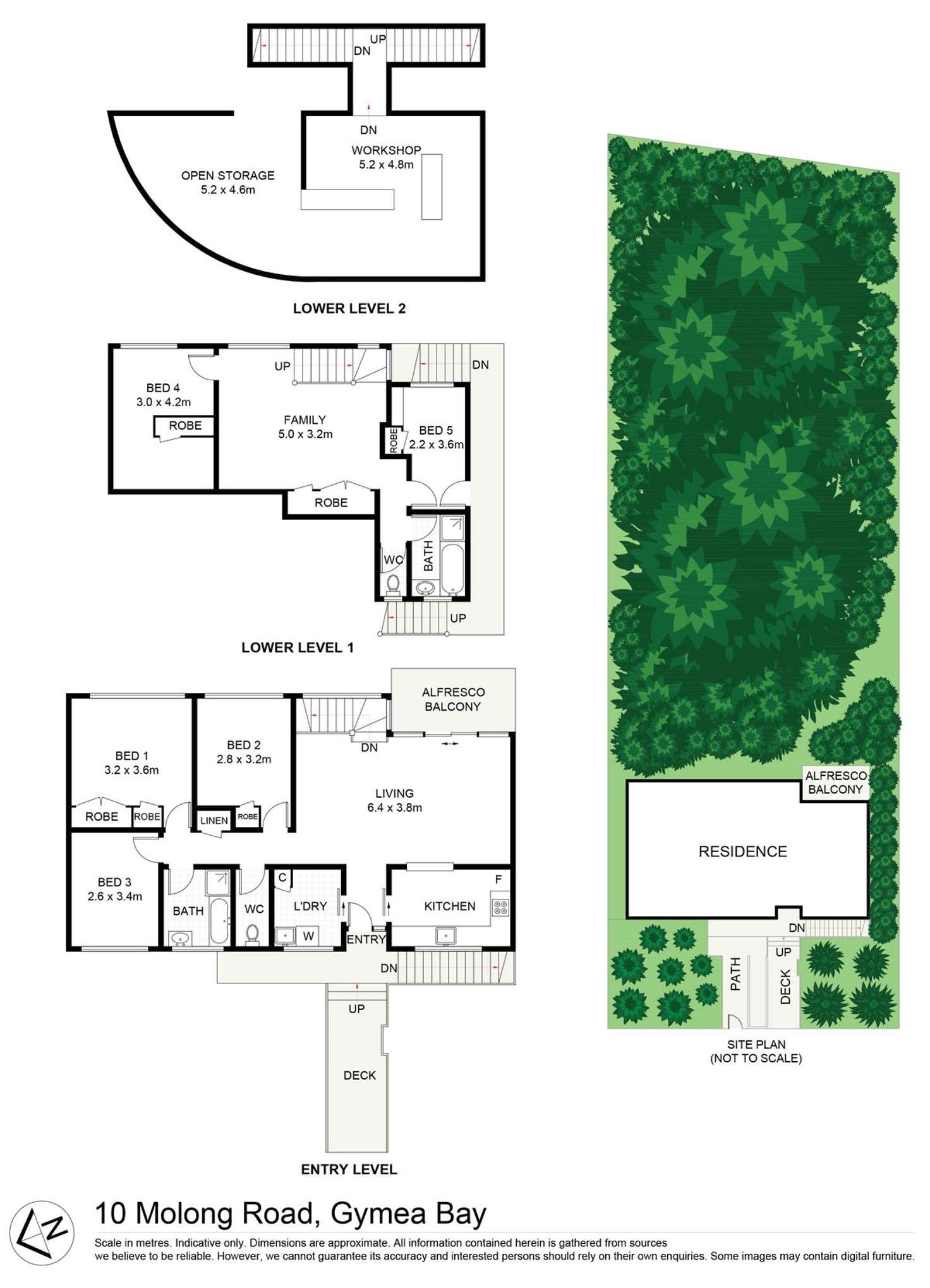 Floorplan of Homely house listing, 10 Molong Road, Gymea Bay NSW 2227