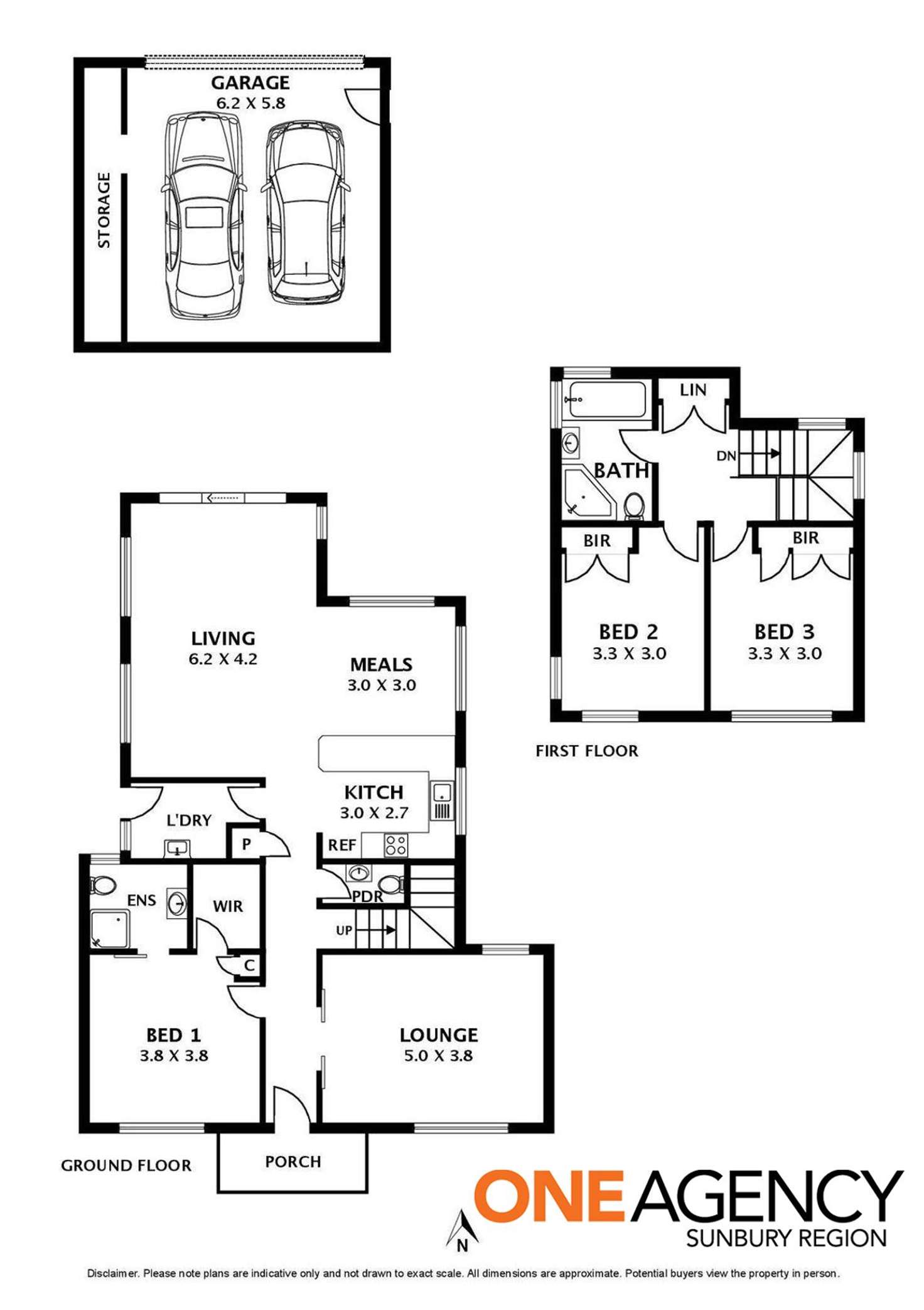 Floorplan of Homely house listing, 4 Saxonwood Drive, Sunbury VIC 3429