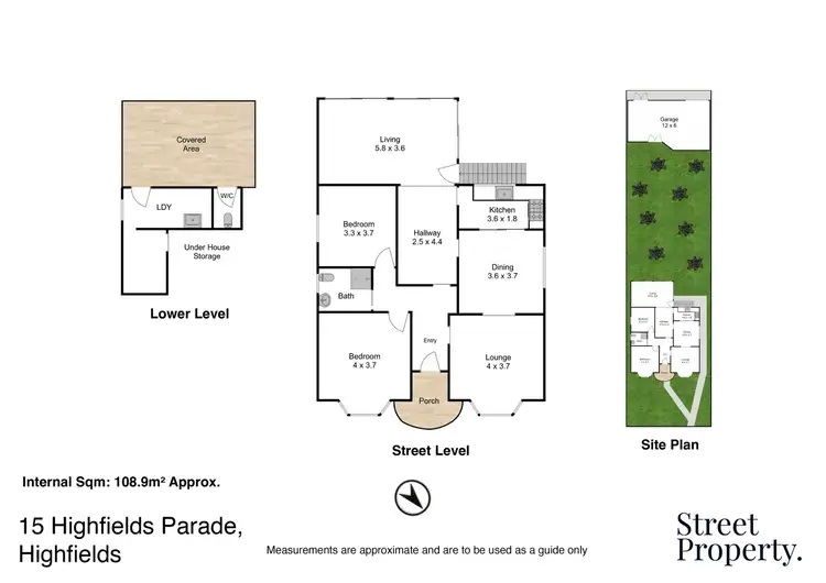 Floorplan of Homely house listing, 15 Highfields Parade, Highfields NSW 2289
