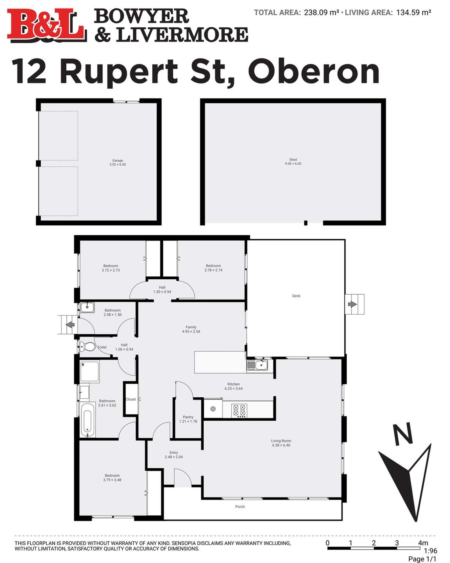 Floorplan of Homely house listing, 12 Rupert Street, Oberon NSW 2787
