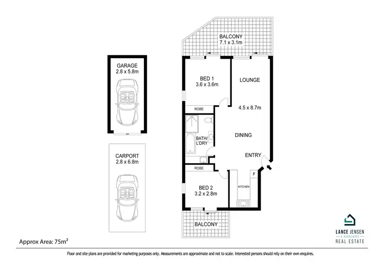 Floorplan of Homely unit listing, 18/25-31 Haddon Crescent, Marks Point NSW 2280