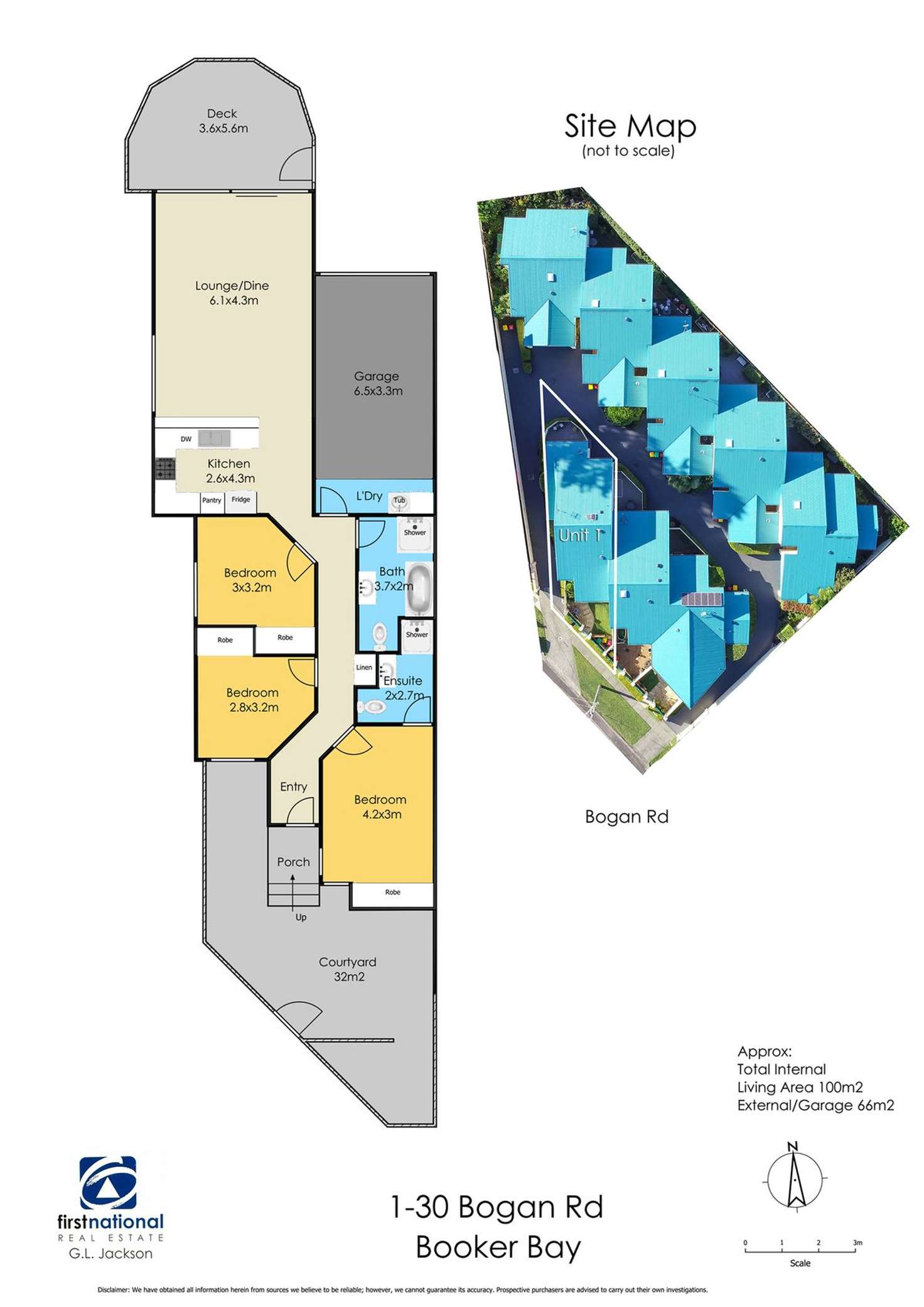 Floorplan of Homely villa listing, 1/30 Bogan Road, Booker Bay NSW 2257