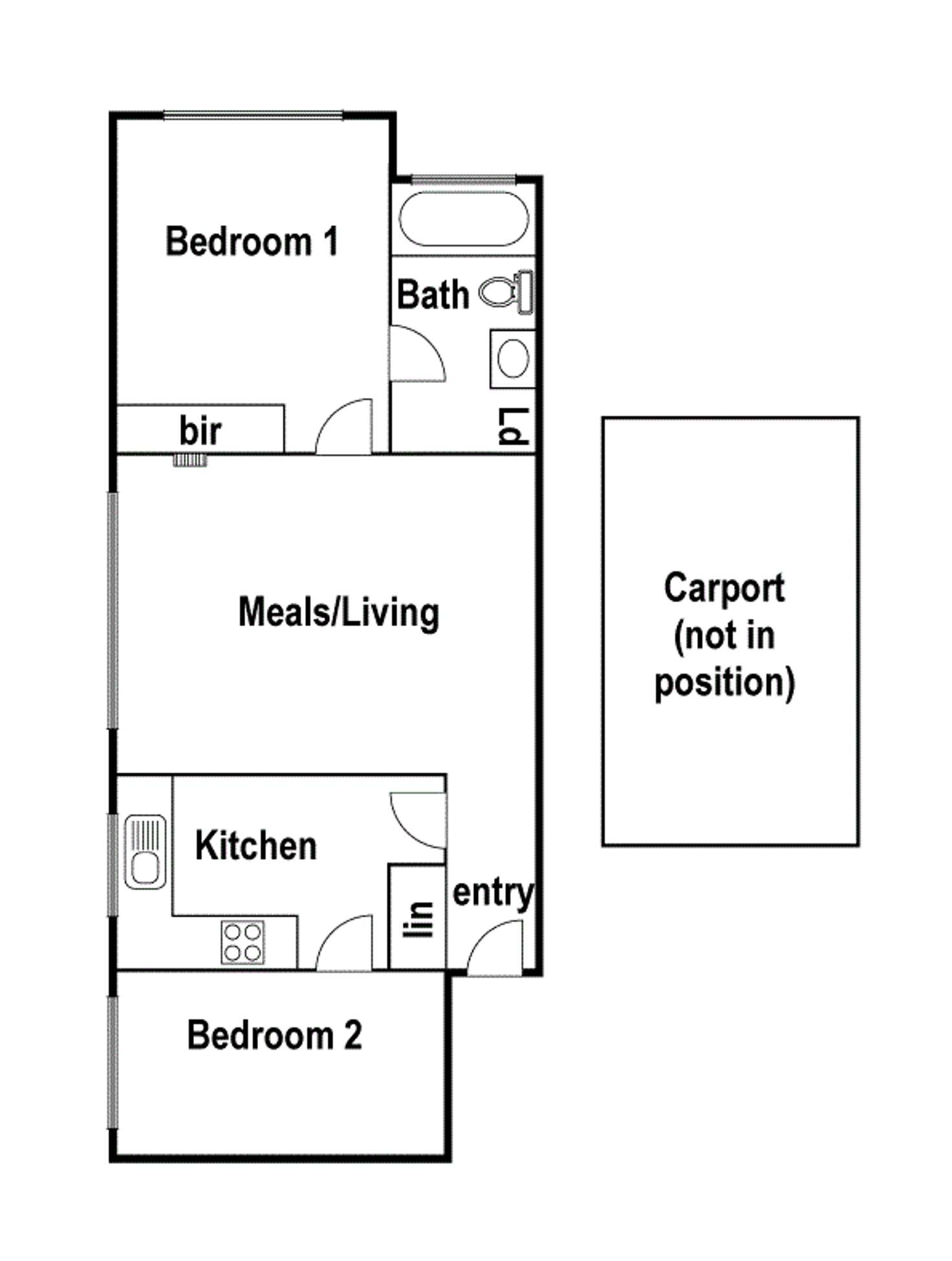 Floorplan of Homely apartment listing, 11/39 St Kinnord Street, Aberfeldie VIC 3040
