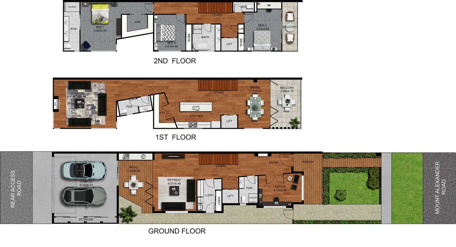 Floorplan of Homely house listing, 823 Mt Alexander Road, Moonee Ponds VIC 3039