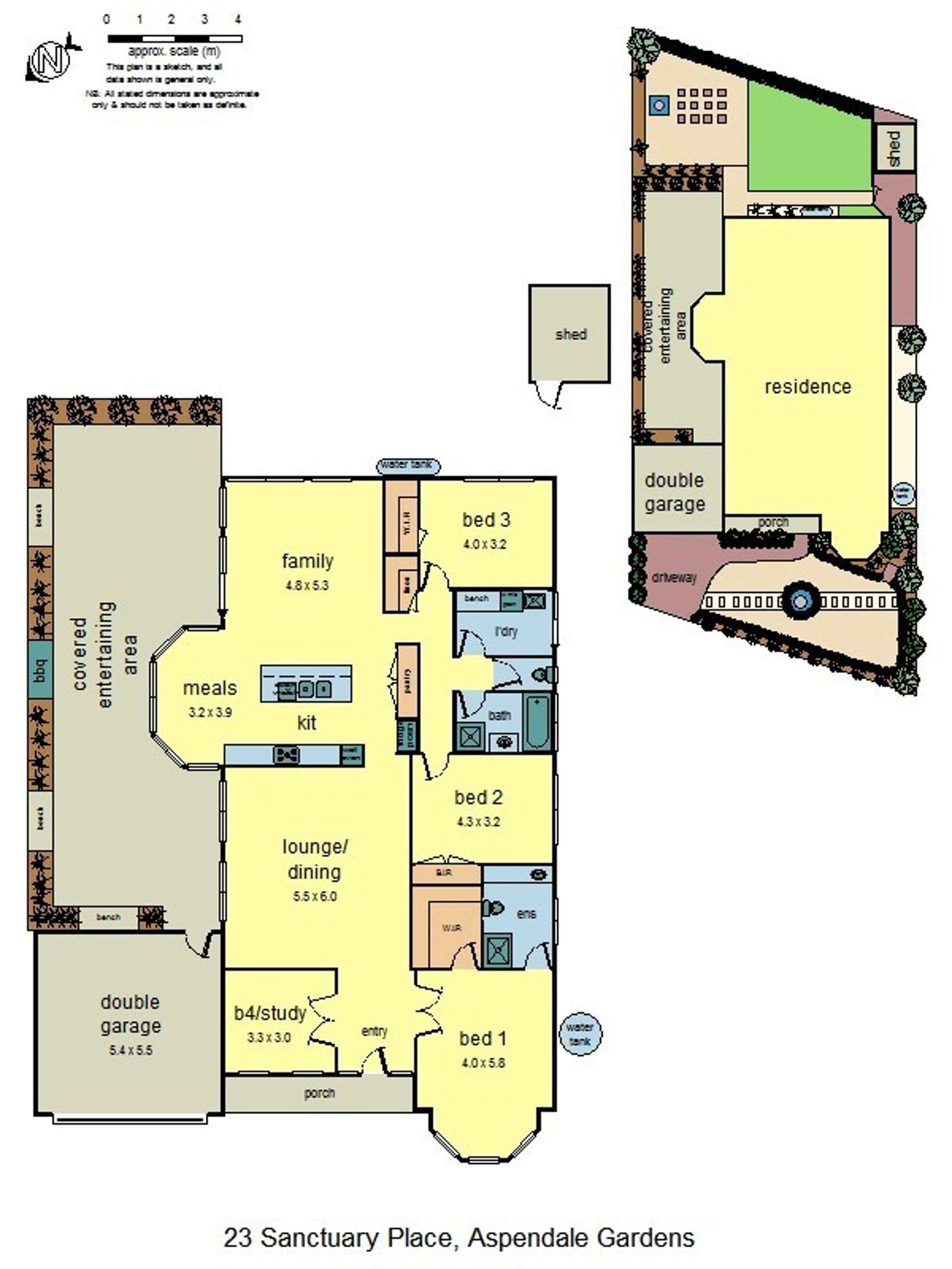 Floorplan of Homely house listing, 23 Sanctuary Place, Aspendale Gardens VIC 3195