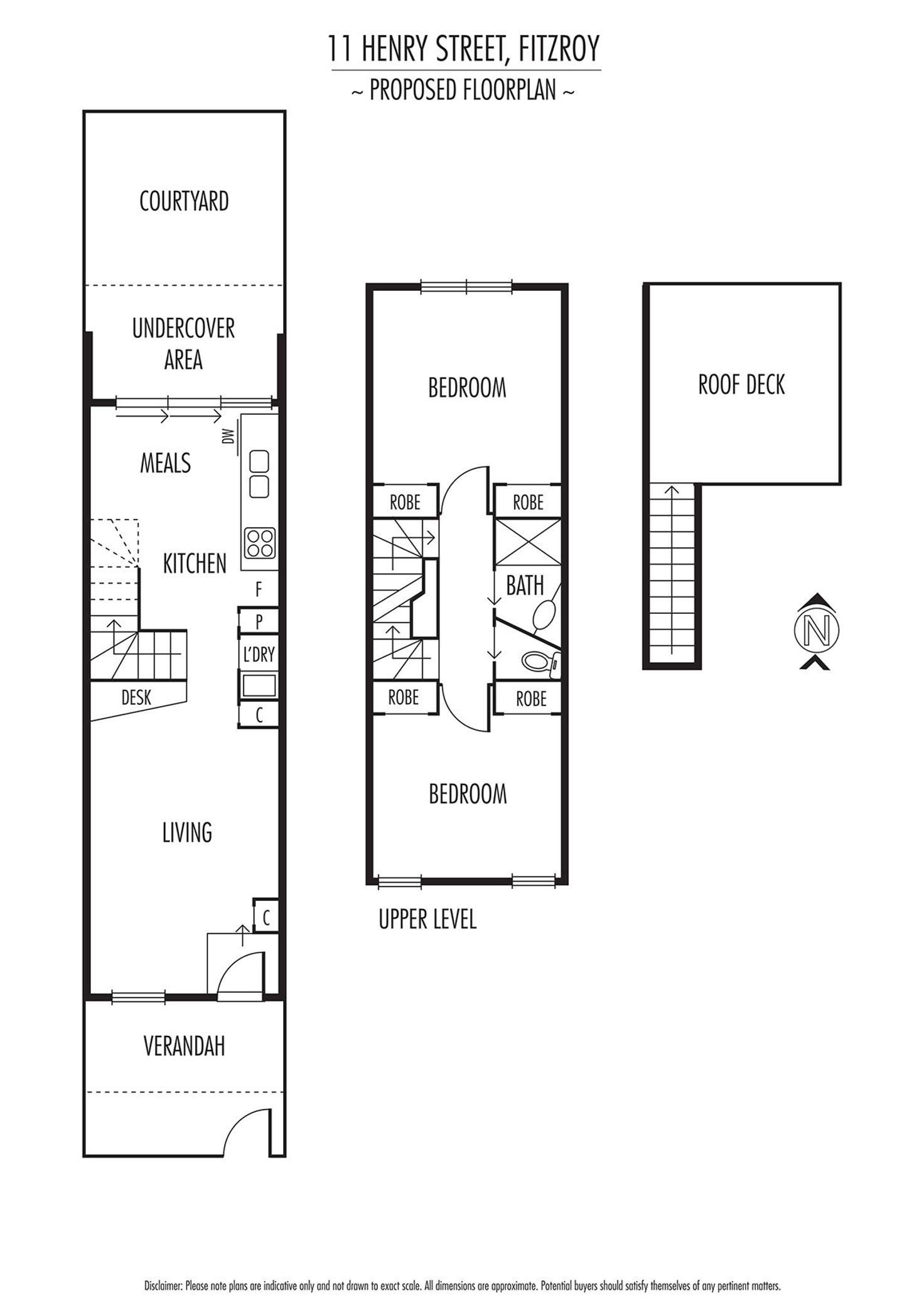 Floorplan of Homely house listing, 11 Henry Street, Fitzroy VIC 3065