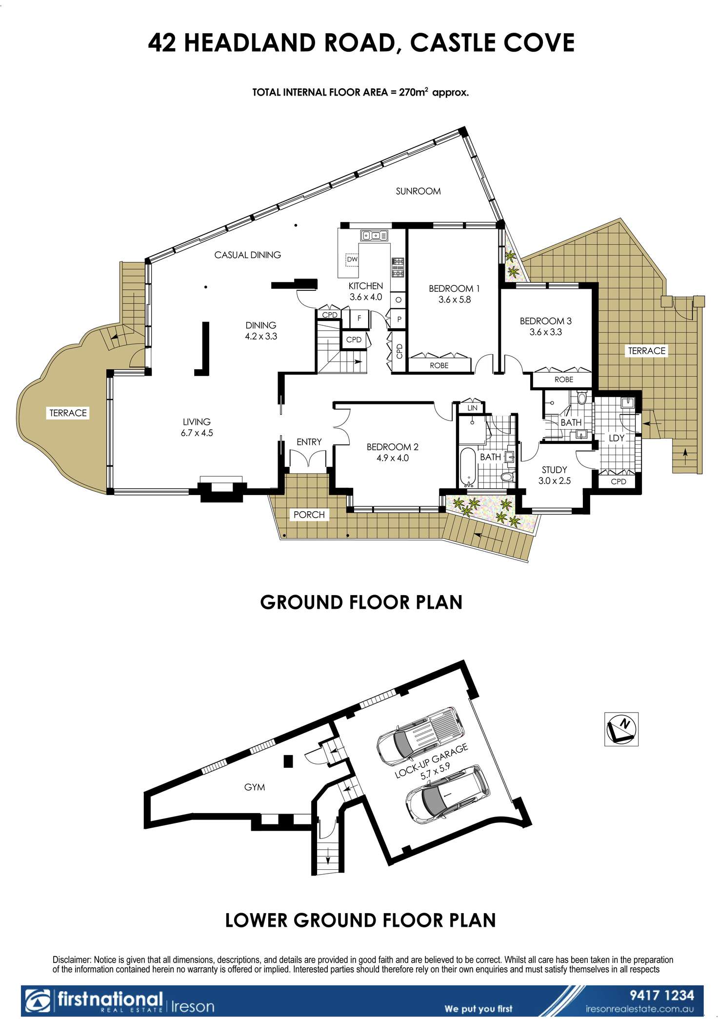 Floorplan of Homely house listing, 42 Headland Road, Castle Cove NSW 2069