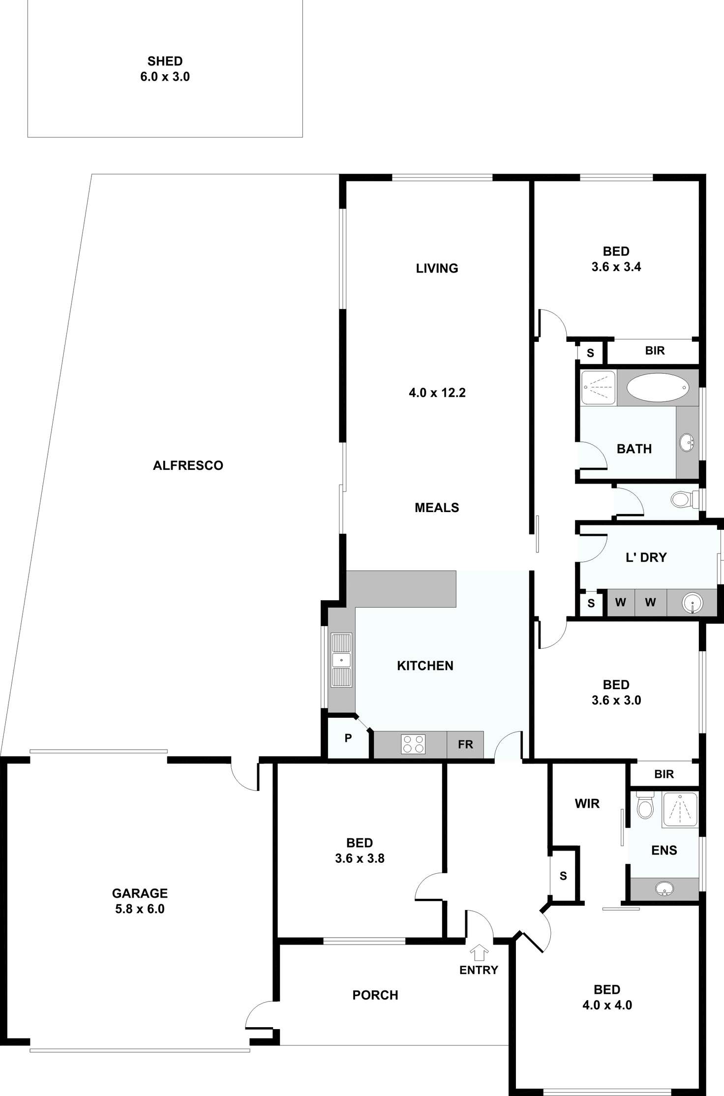 Floorplan of Homely house listing, 109 Delbridge Drive, Sydenham VIC 3037