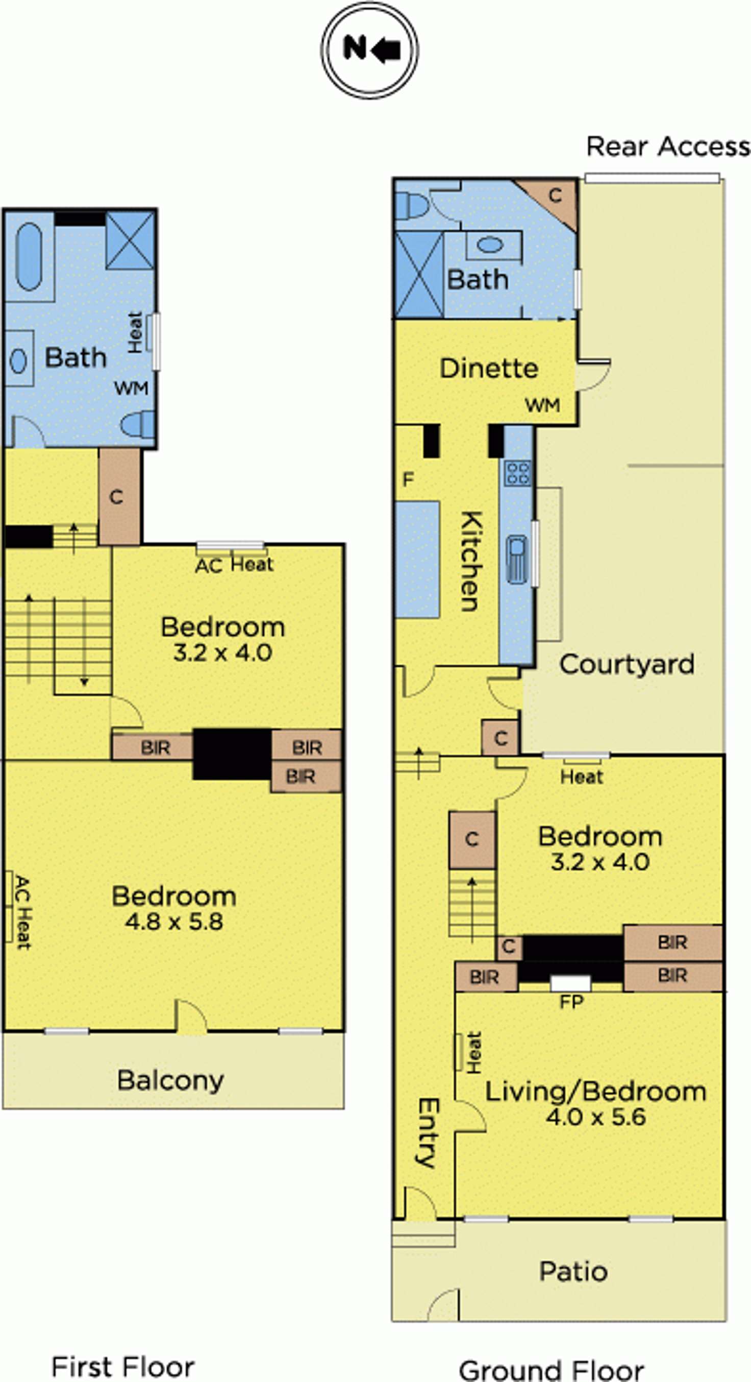 Floorplan of Homely house listing, 122 Cardigan Street, Carlton VIC 3053