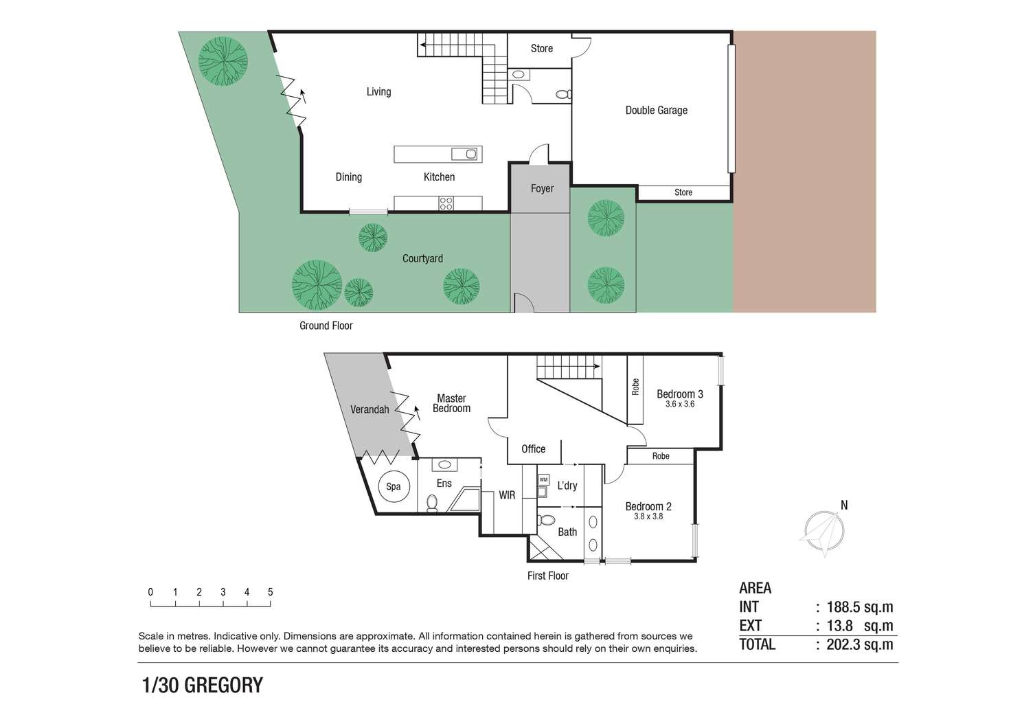 Floorplan of Homely unit listing, 1/30 GREGORY STREET, North Ward QLD 4810