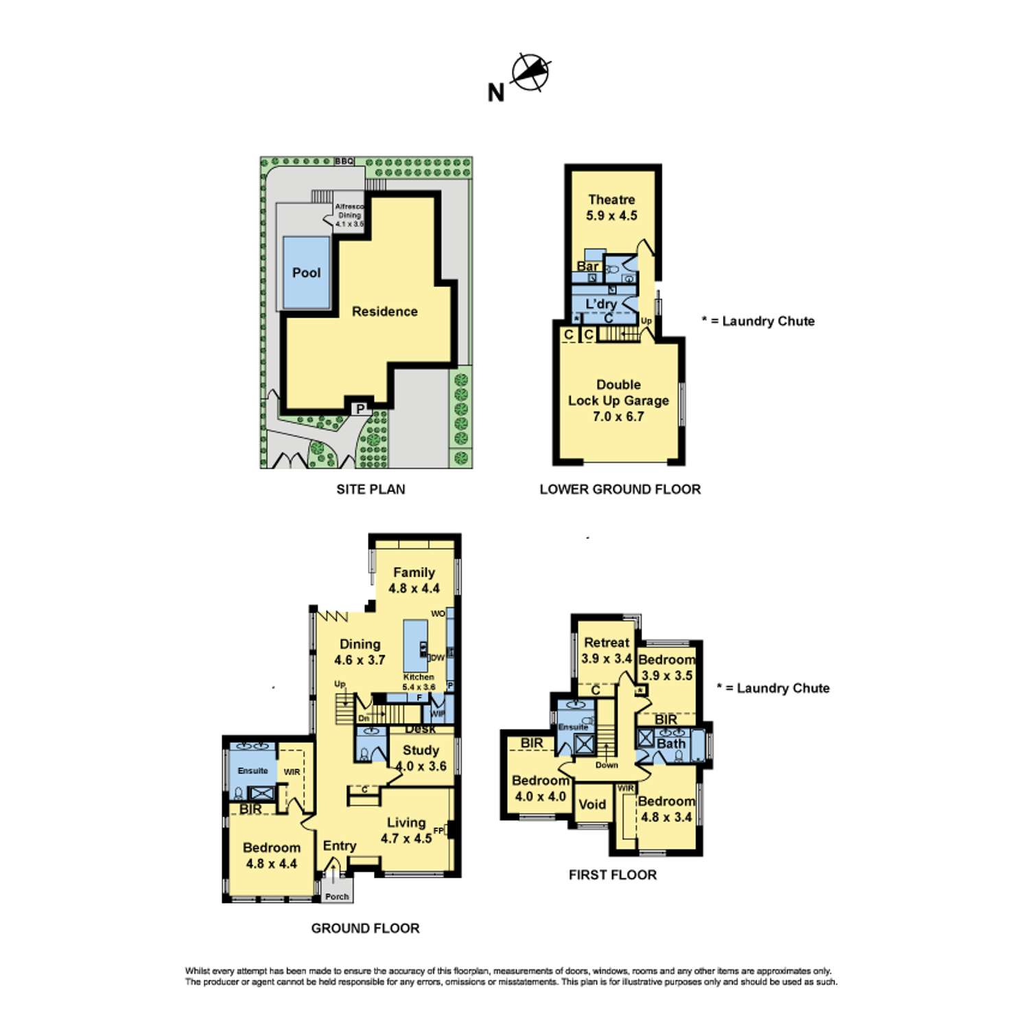 Floorplan of Homely house listing, 5 Rita Street, Aberfeldie VIC 3040