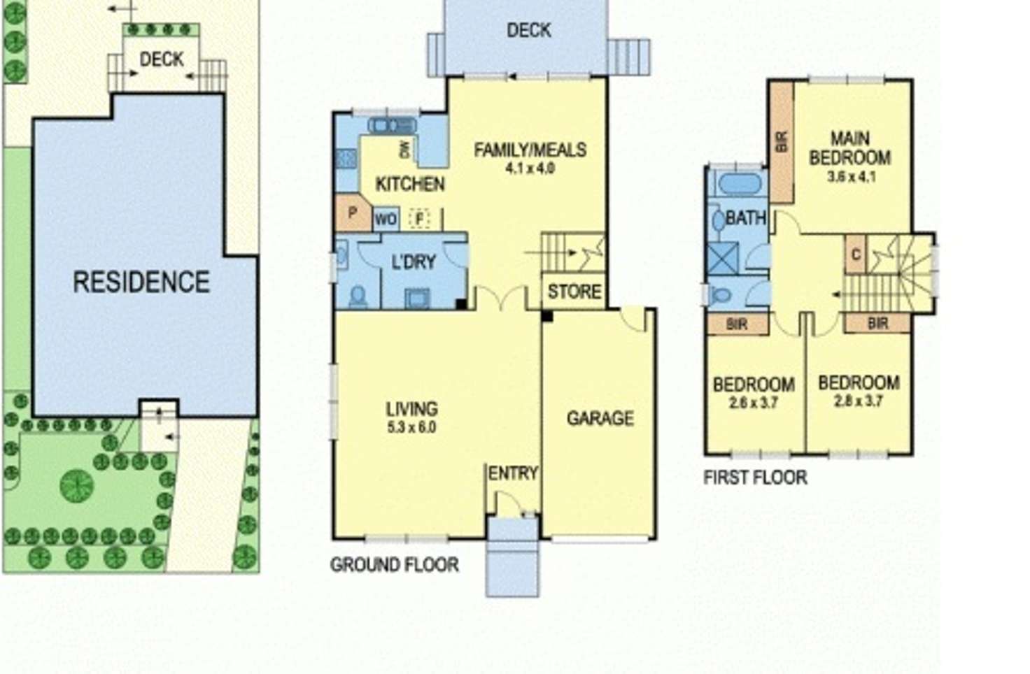 Floorplan of Homely house listing, 1/99 Martins Lane, Viewbank VIC 3084