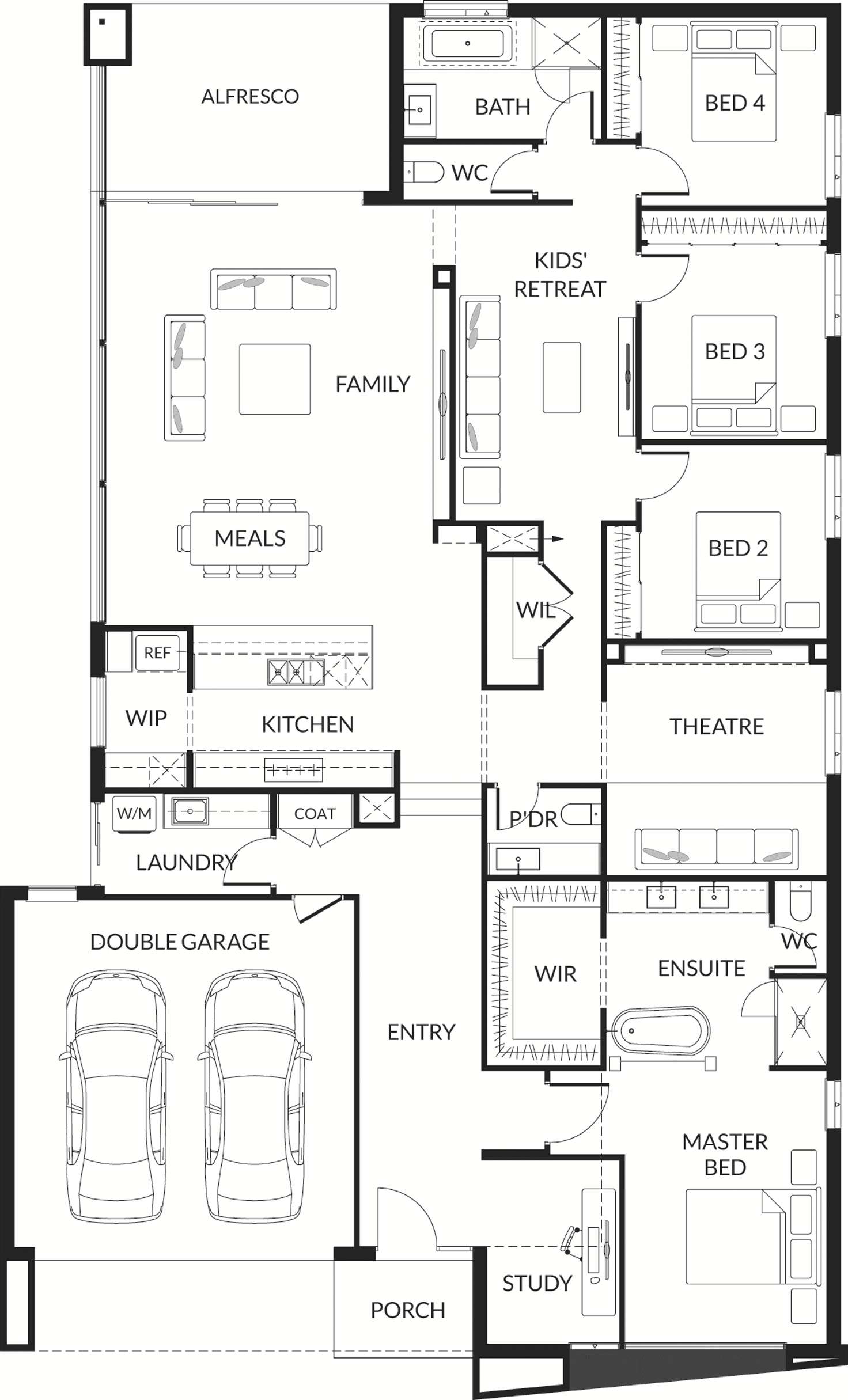 Floorplan of Homely house listing, 11 Decourcy Way, Armstrong Creek VIC 3217