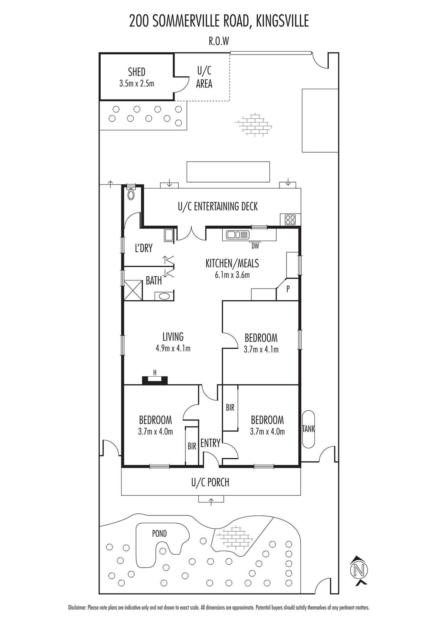 Floorplan of Homely house listing, 200 Somerville Road, Kingsville VIC 3012