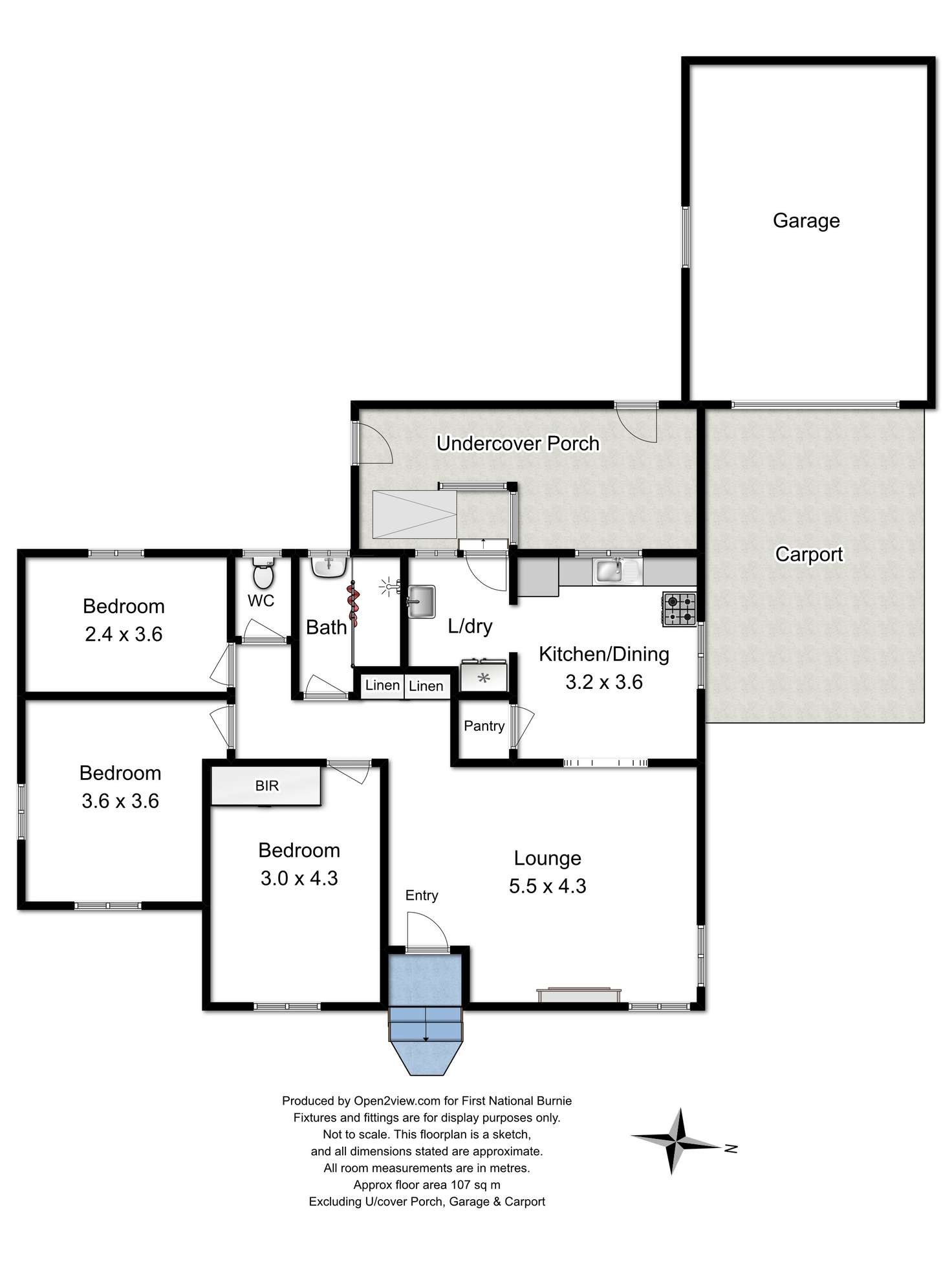 Floorplan of Homely house listing, 94 Payne Street, Acton TAS 7320