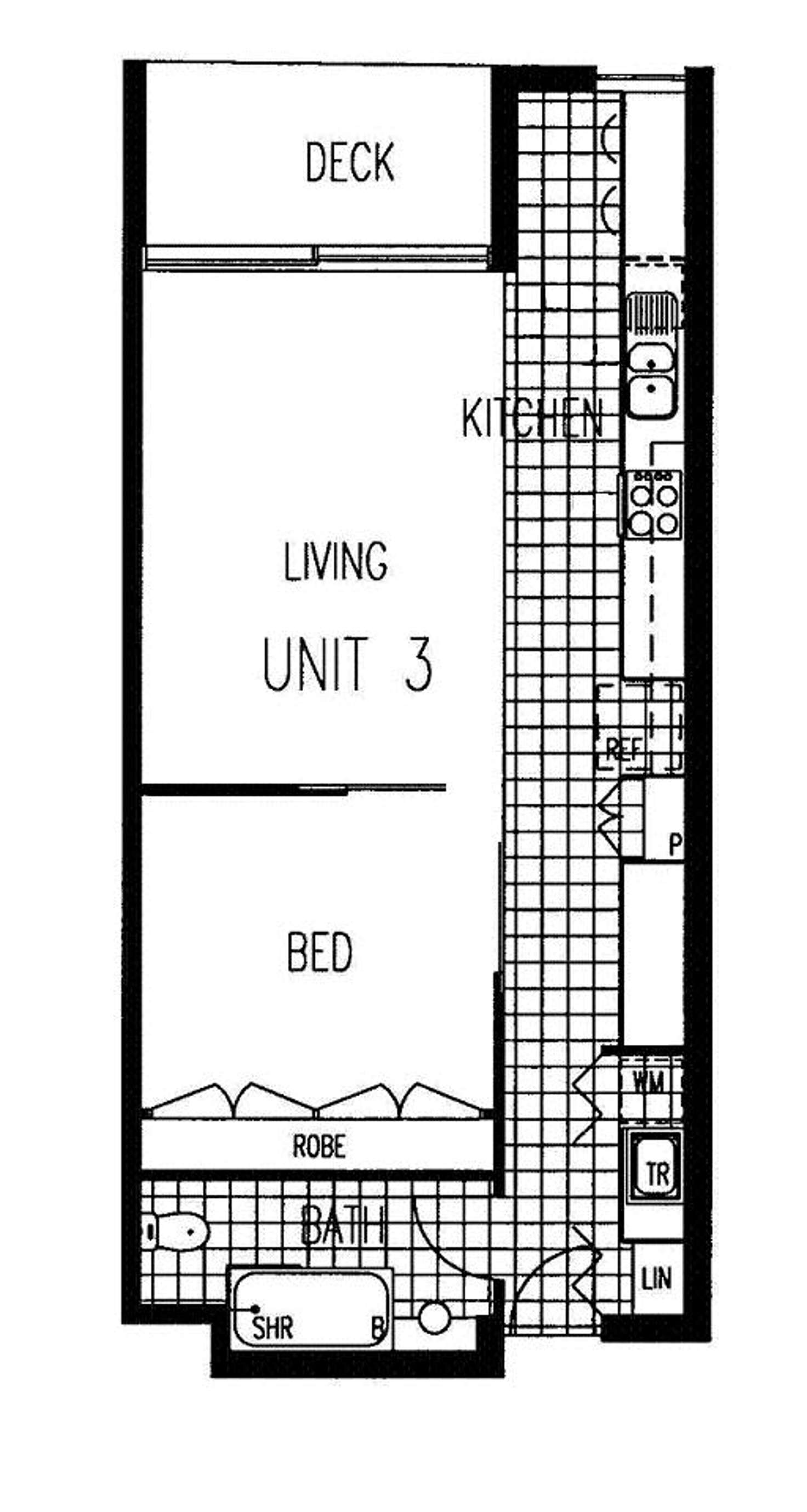 Floorplan of Homely apartment listing, 3/57 Homer Street, Moonee Ponds VIC 3039