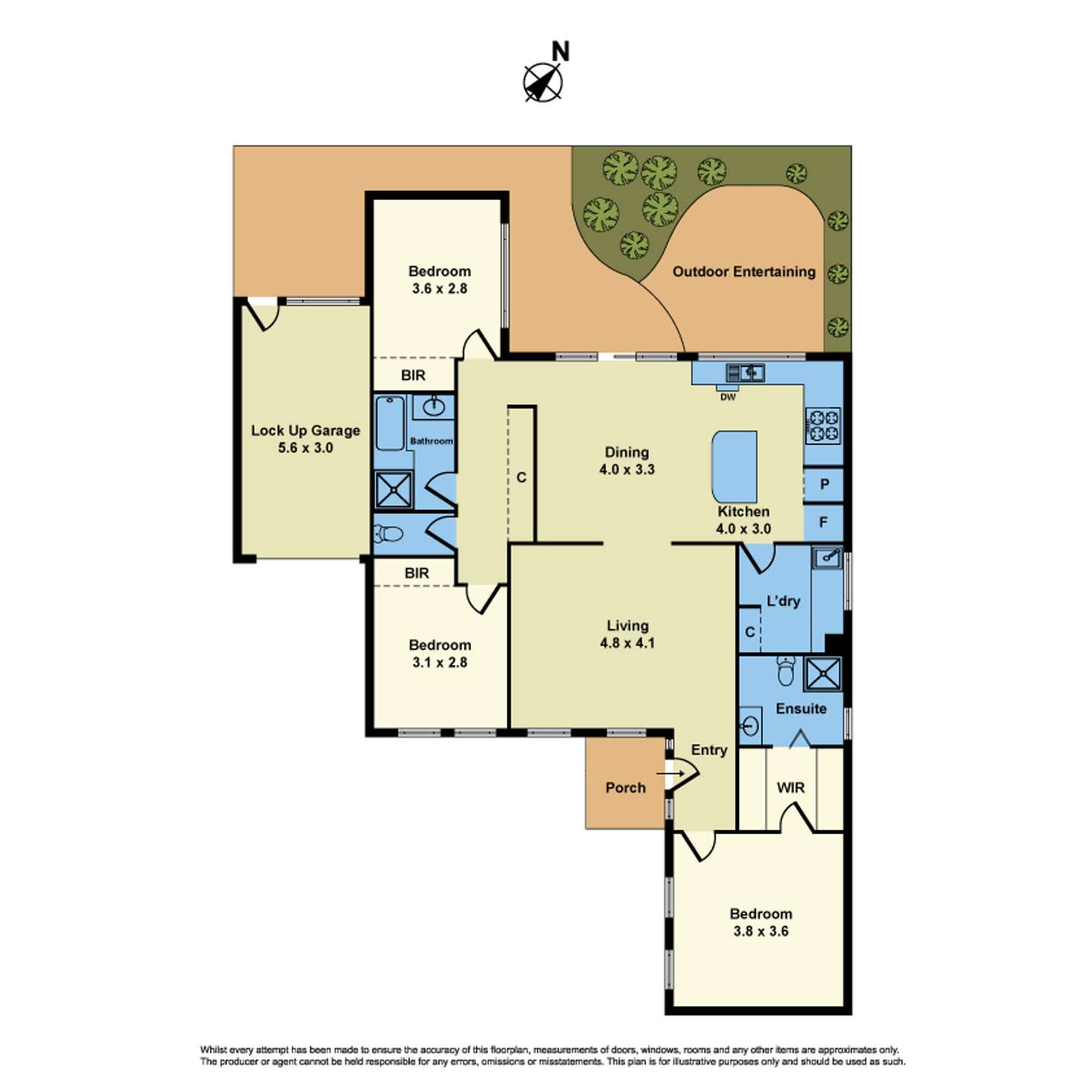 Floorplan of Homely apartment listing, 3/6 Randall Street, Maribyrnong VIC 3032