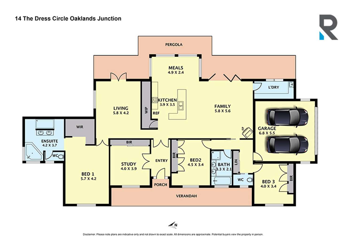 Floorplan of Homely house listing, 14 The Dress Circle, Oaklands Junction VIC 3063