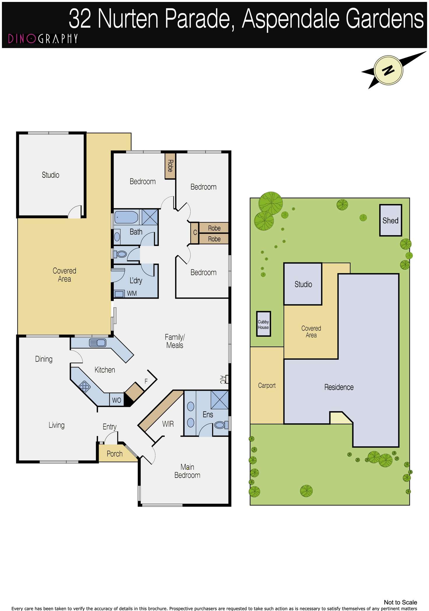 Floorplan of Homely house listing, 32 Nurten Parade, Aspendale Gardens VIC 3195