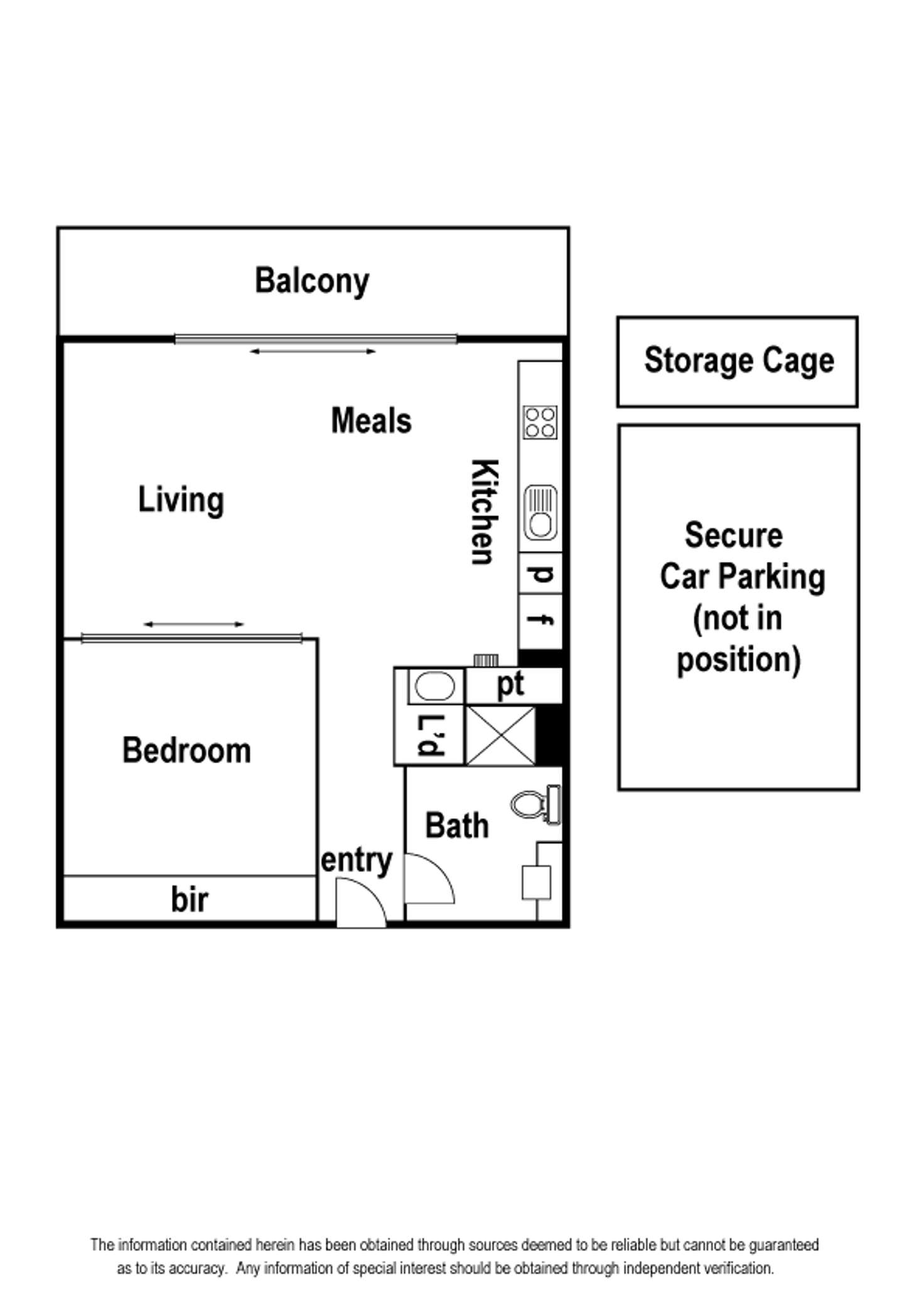 Floorplan of Homely apartment listing, 503/187 Boundary Road, North Melbourne VIC 3051