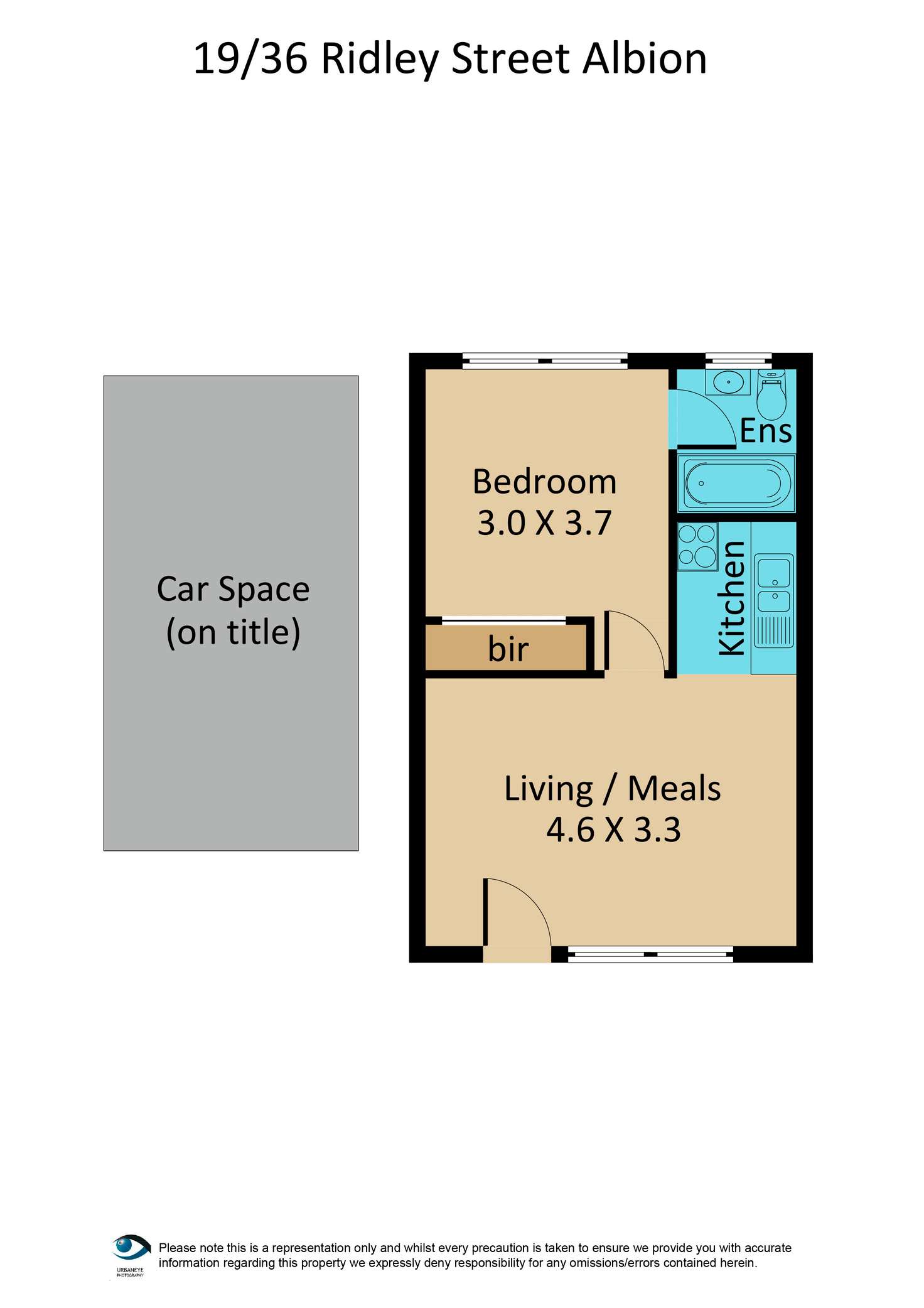 Floorplan of Homely apartment listing, 19/36 Ridley Street, Albion VIC 3020