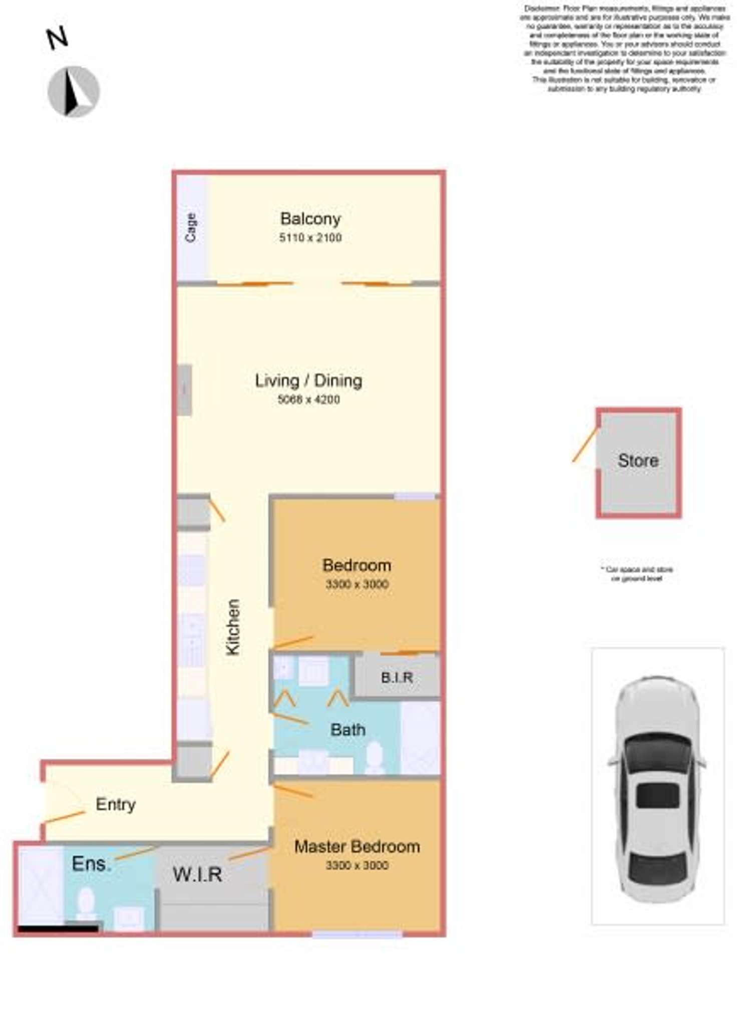 Floorplan of Homely apartment listing, 106/1387 Malvern Road, Malvern VIC 3144
