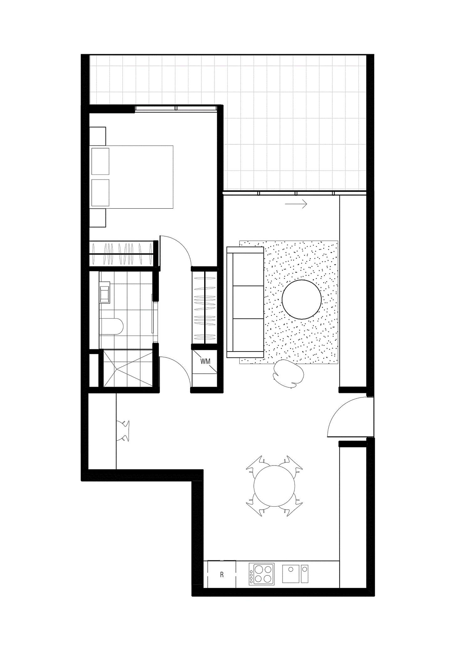 Floorplan of Homely apartment listing, 104/324 Pascoe Vale Road, Essendon VIC 3040