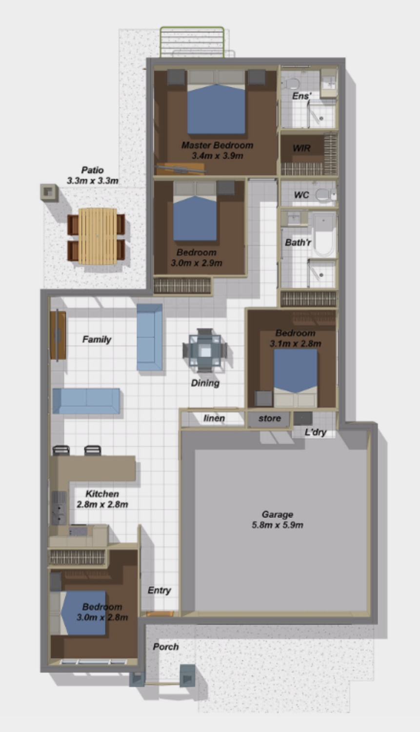 Floorplan of Homely house listing, 7 Richmond Street, Pimpama QLD 4209