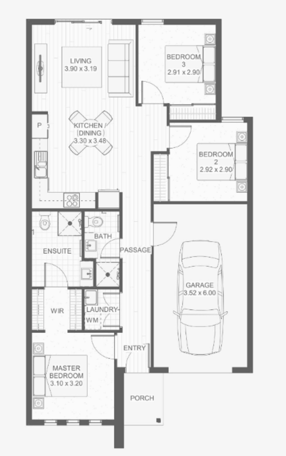 Floorplan of Homely other listing, Address available on request