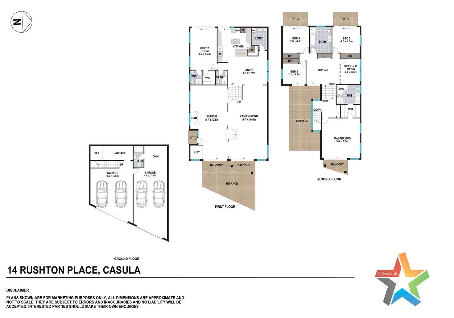 Floorplan of Homely residentialLand listing, 14 Rushton Place, Casula NSW 2170