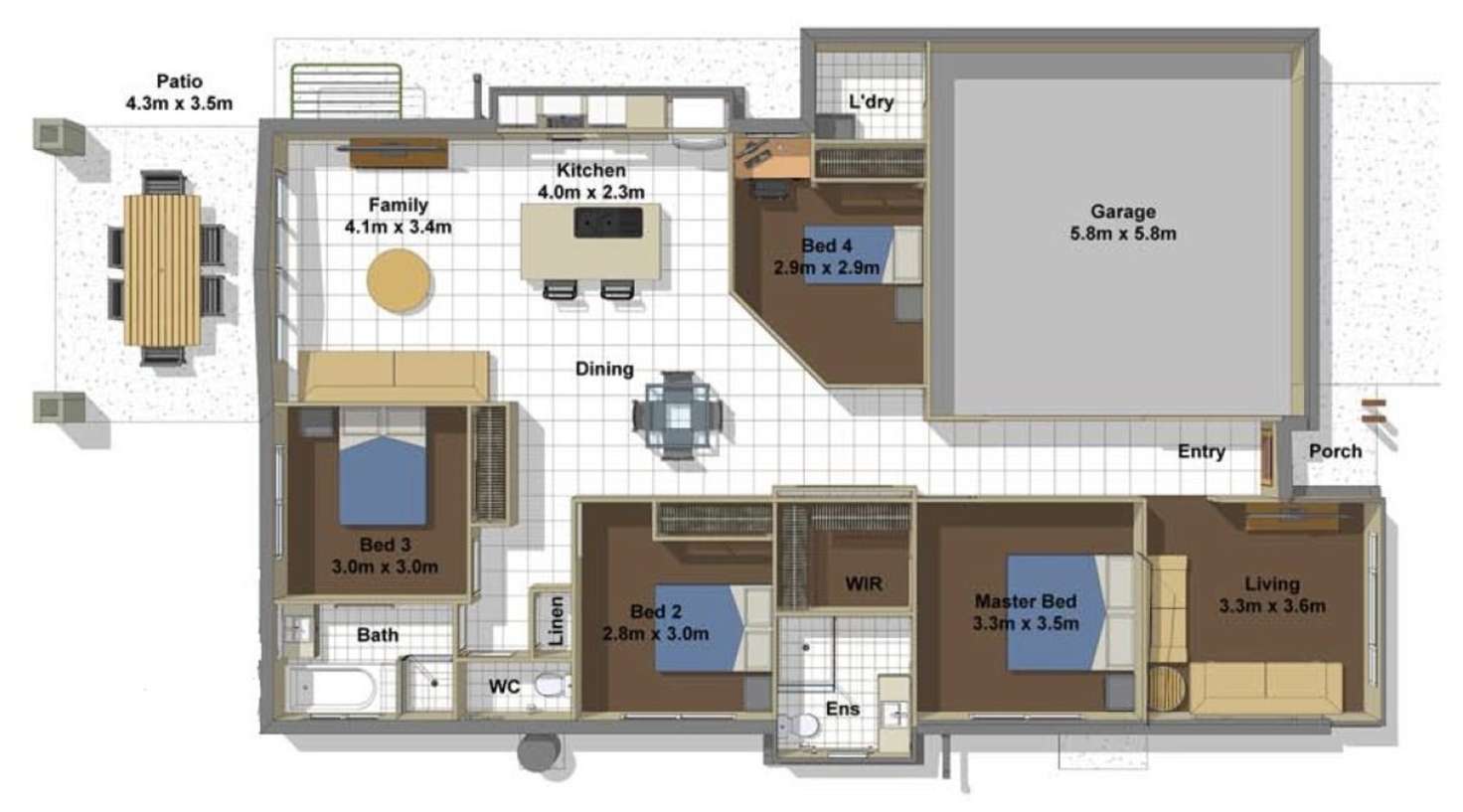 Floorplan of Homely house listing, 37 Dixon Drive, Pimpama QLD 4209