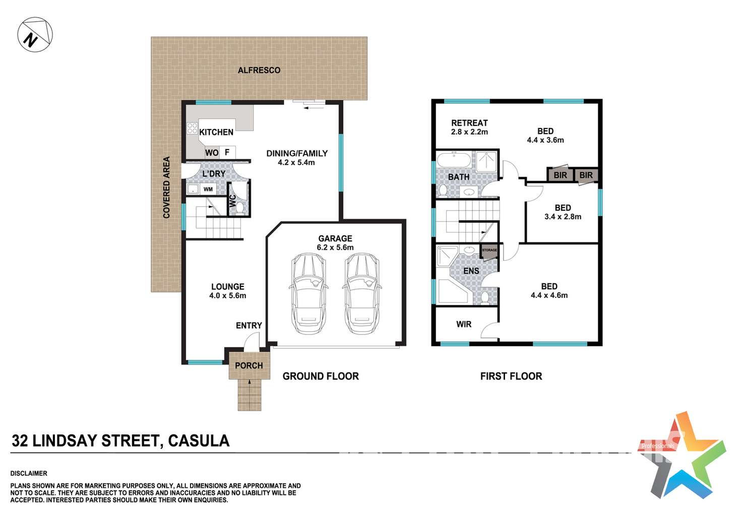 Floorplan of Homely house listing, 32 Lindsay Street, Casula NSW 2170