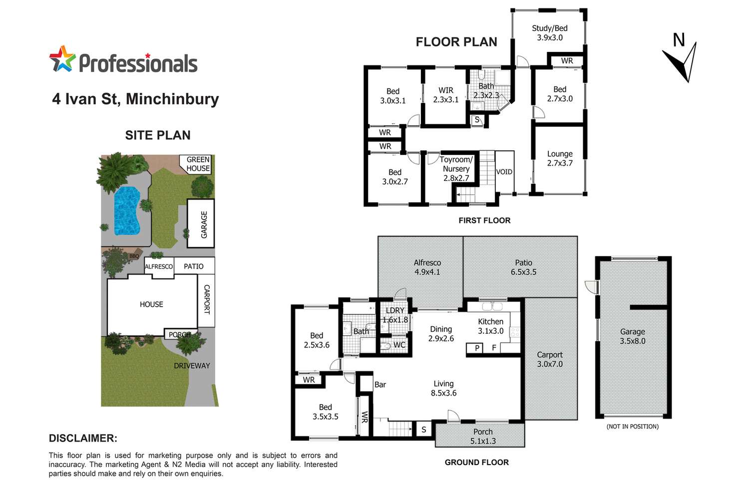 Floorplan of Homely house listing, 4 Ivan Street, Minchinbury NSW 2770