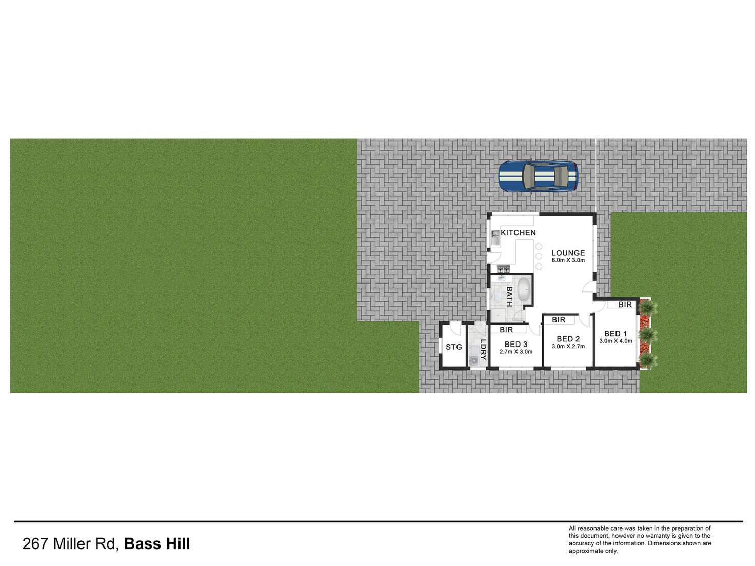 Floorplan of Homely house listing, 267 Miller Road, Bass Hill NSW 2197