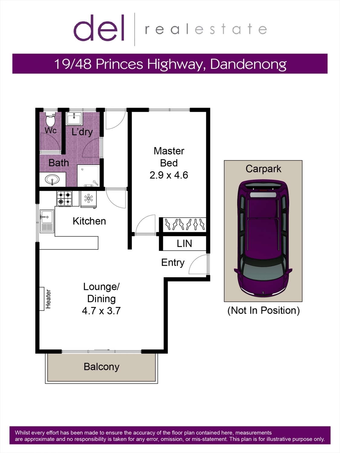 Floorplan of Homely apartment listing, 19/48 Princes Highway, Dandenong VIC 3175