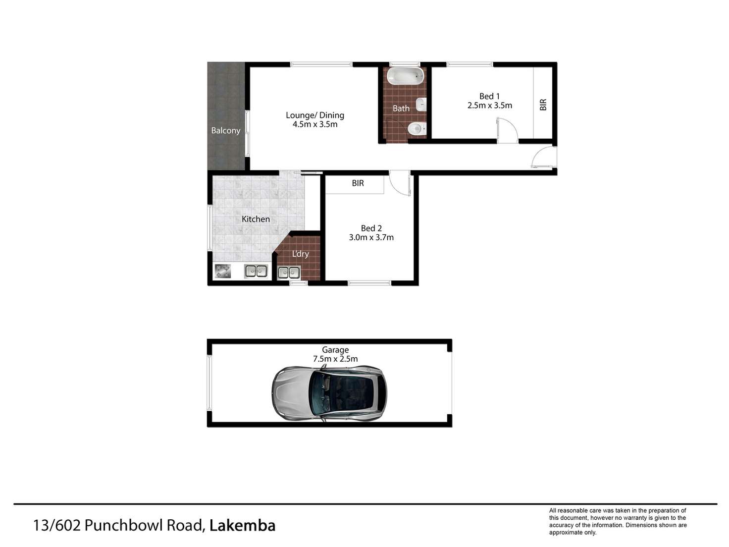 Floorplan of Homely unit listing, 13/602-604 Punchbowl Road, Lakemba NSW 2195
